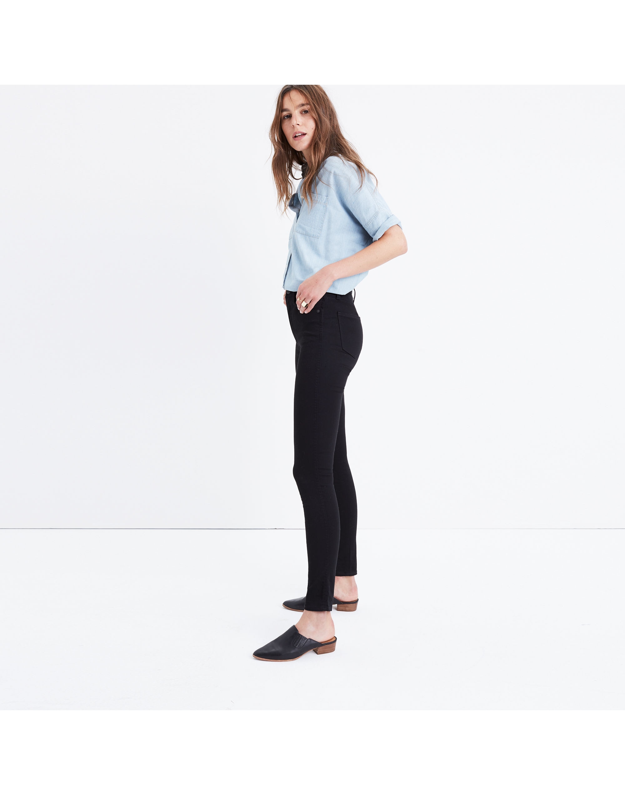 10" High-Rise Skinny Jeans in Carbondale Wash