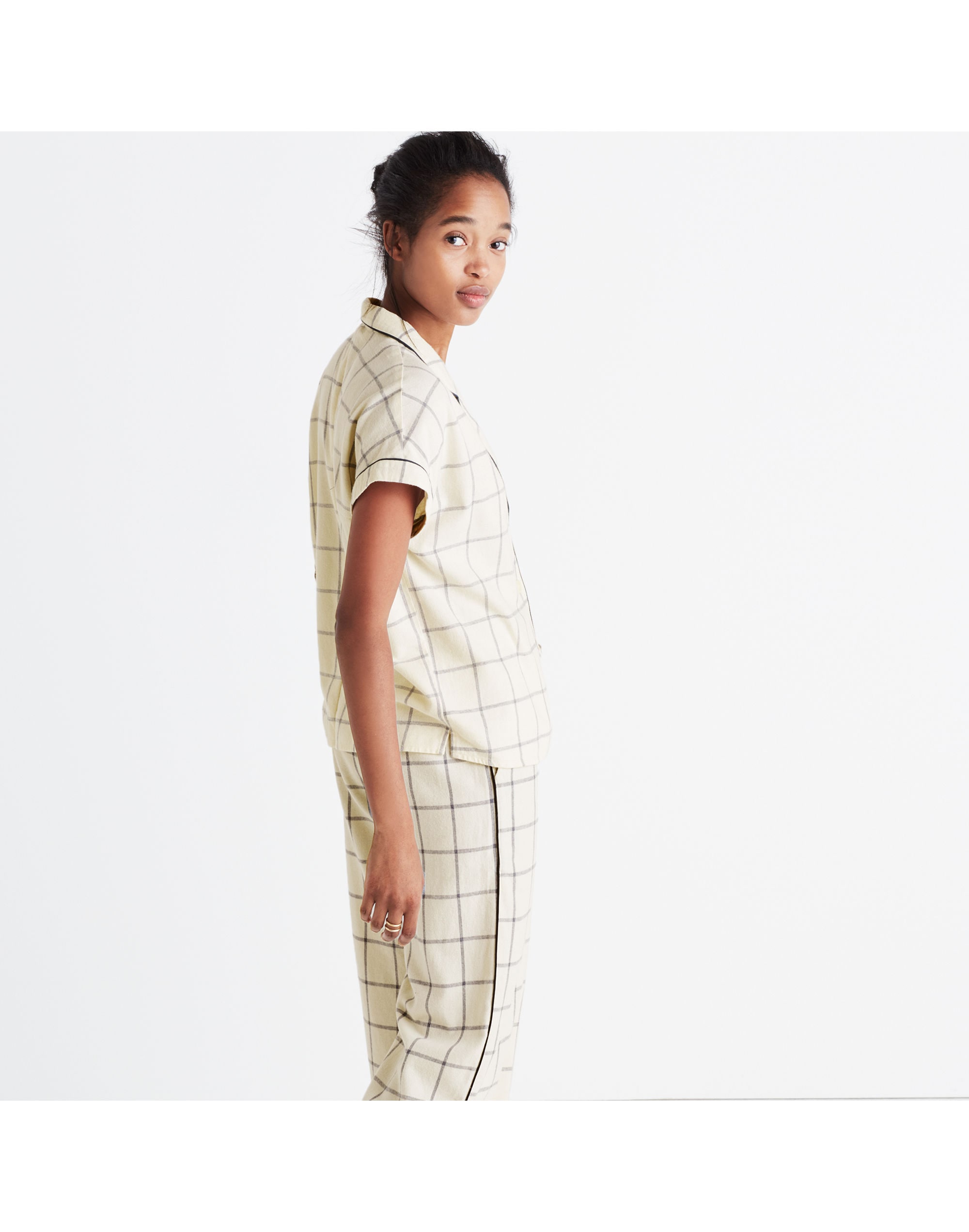 Flannel Bedtime Pajama Pants in Windowpane