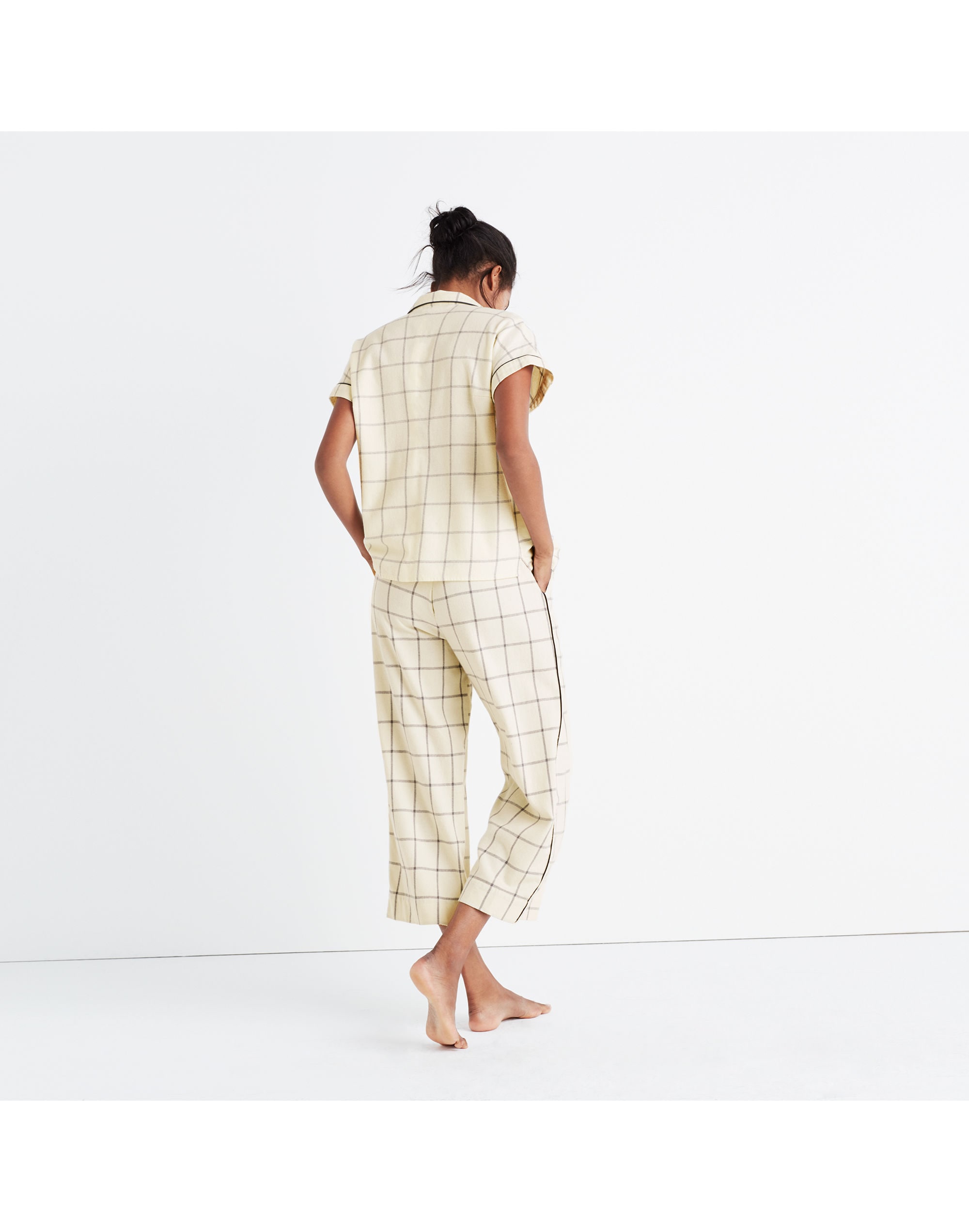 Flannel Bedtime Pajama Pants in Windowpane