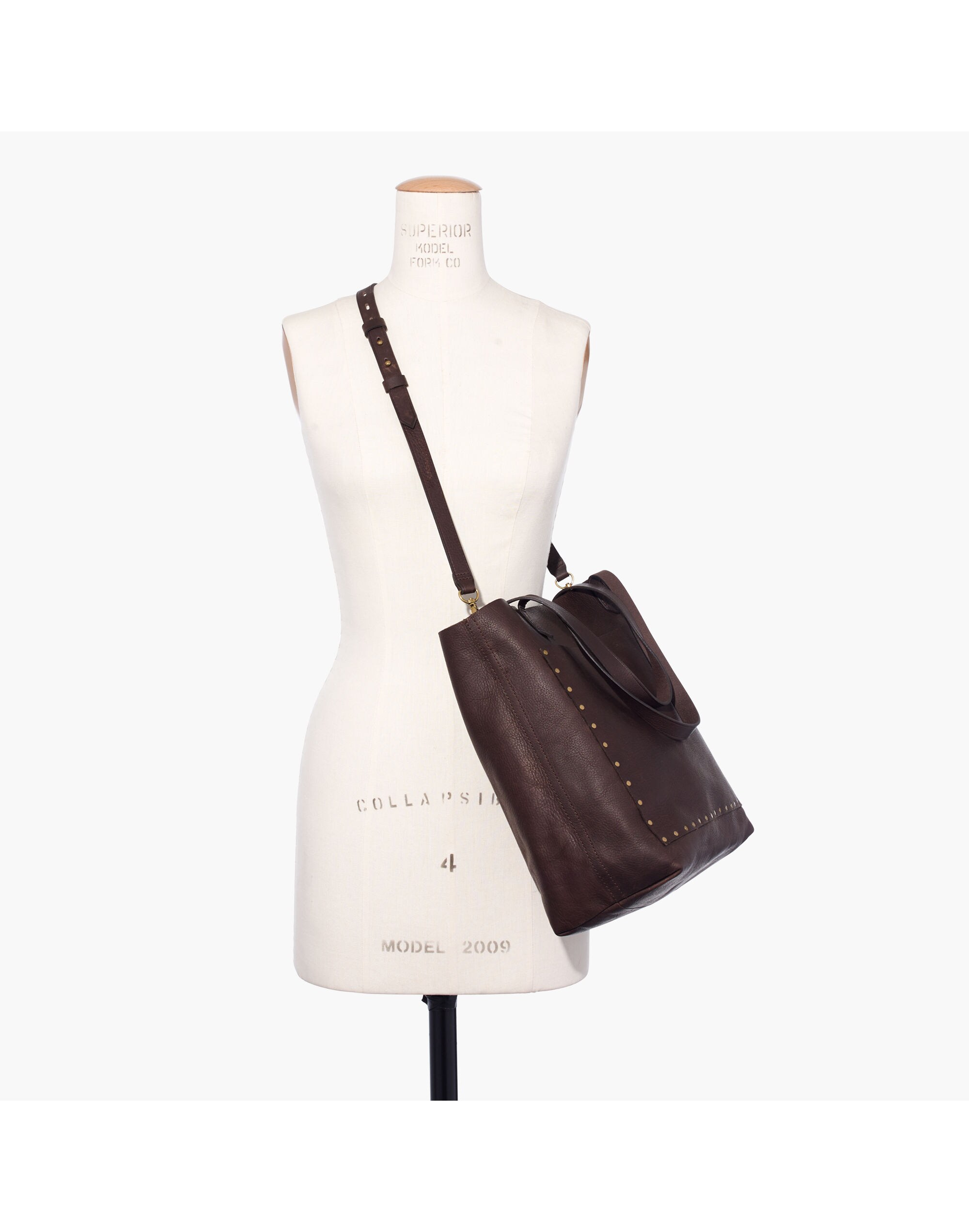 The Medium Transport Tote: Studded Edition