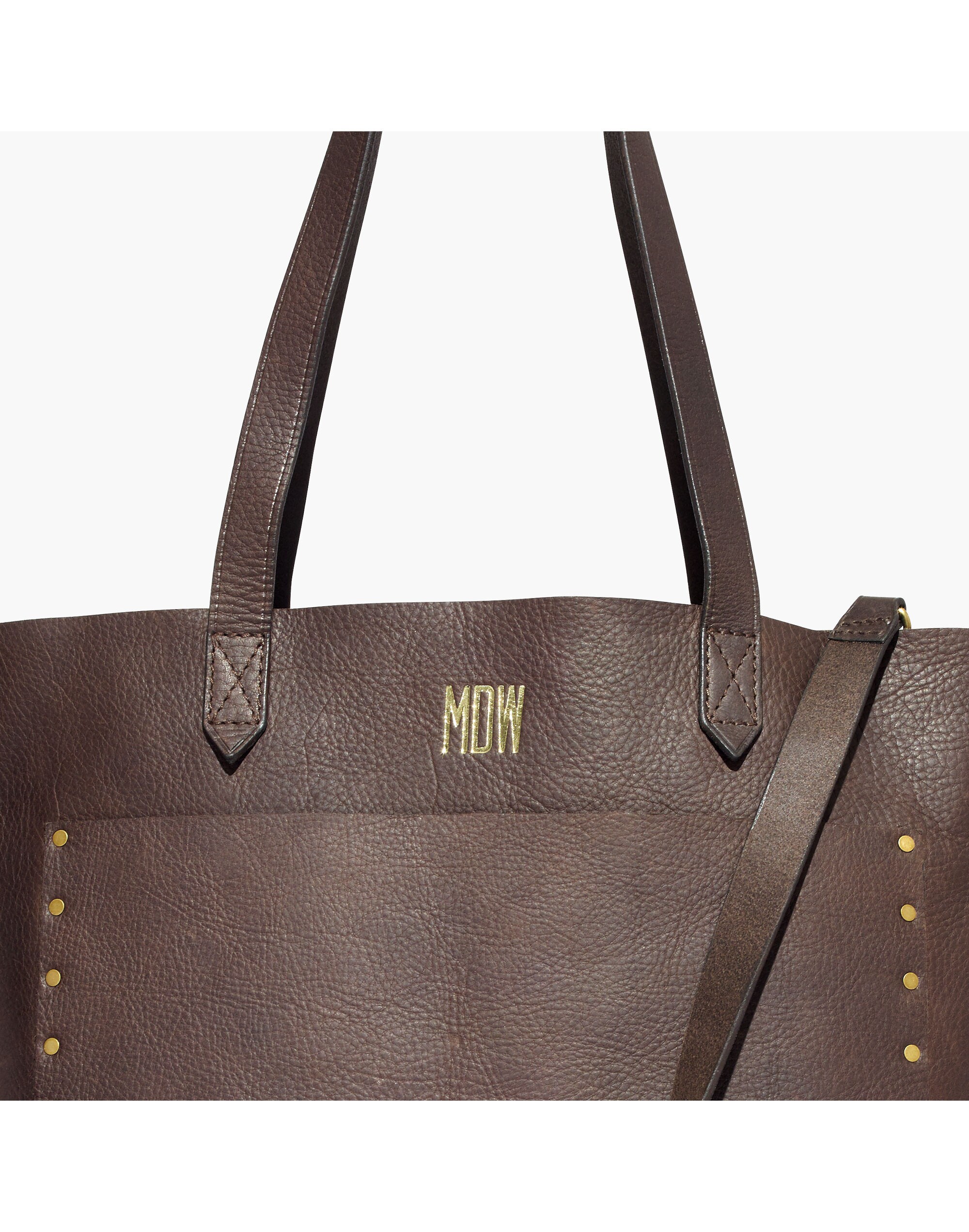 The Medium Transport Tote: Studded Edition