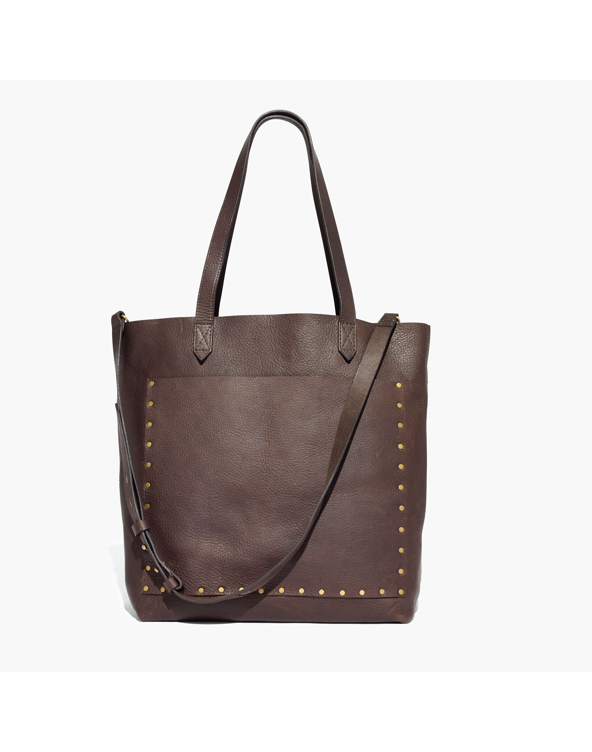 The Medium Transport Tote: Studded Edition
