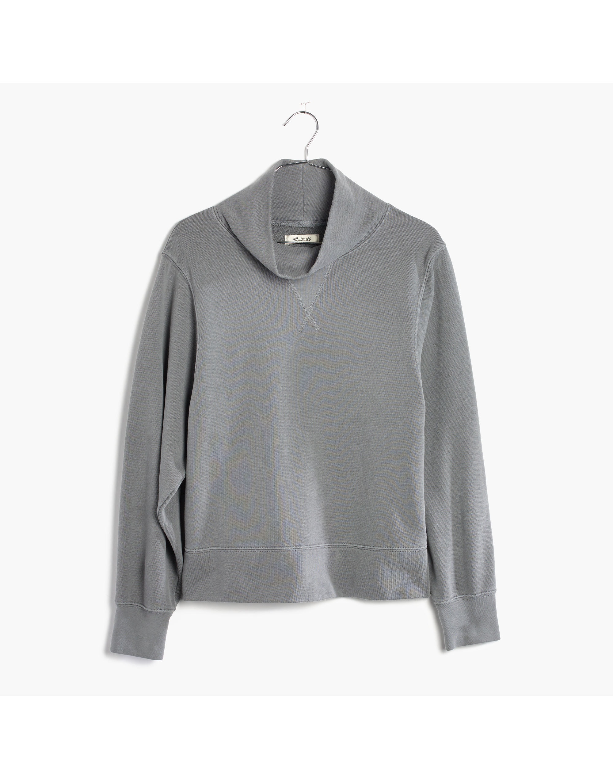 Garment-Dyed Funnelneck Sweatshirt