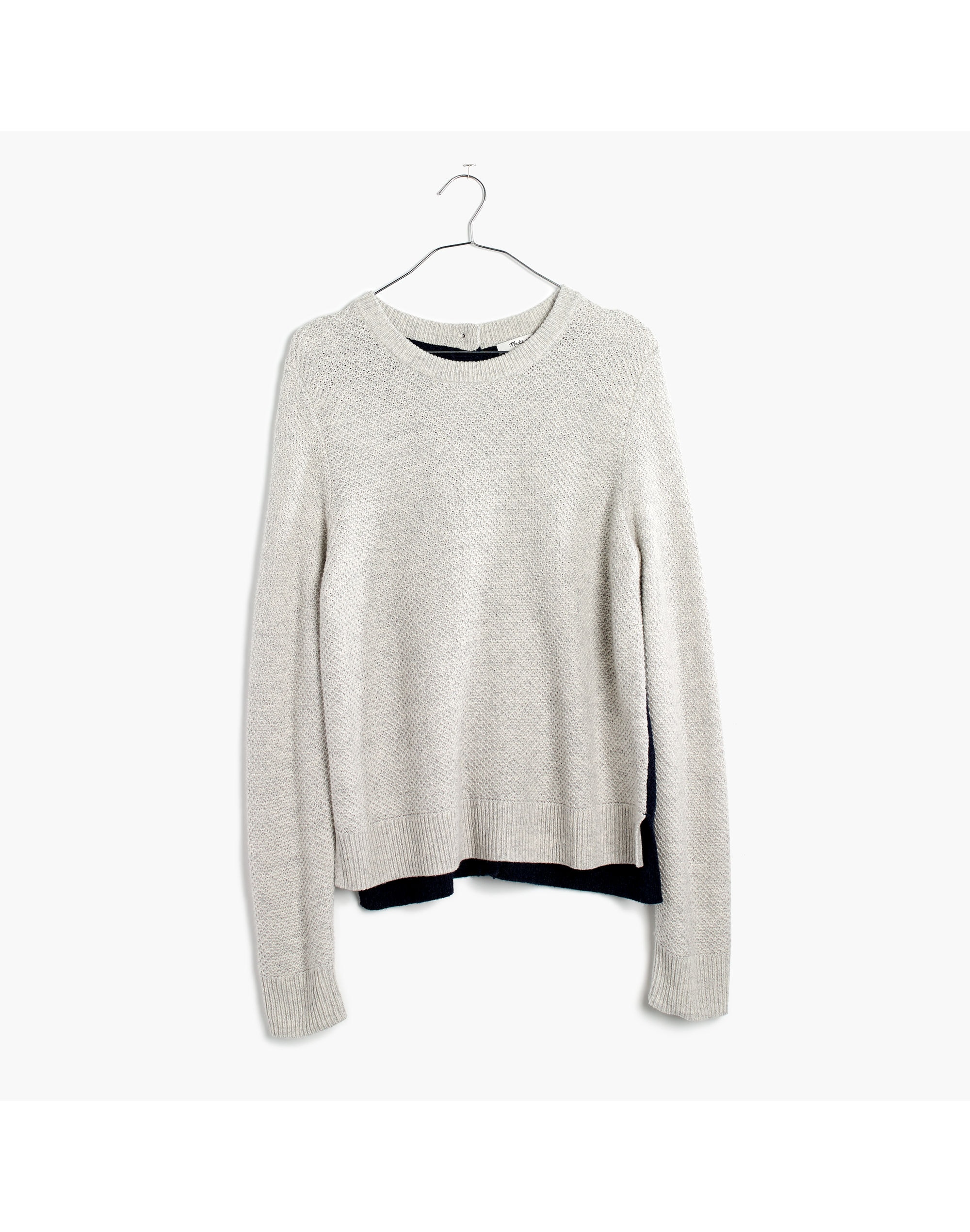 Backroad Button-Back Sweater in Colorblock