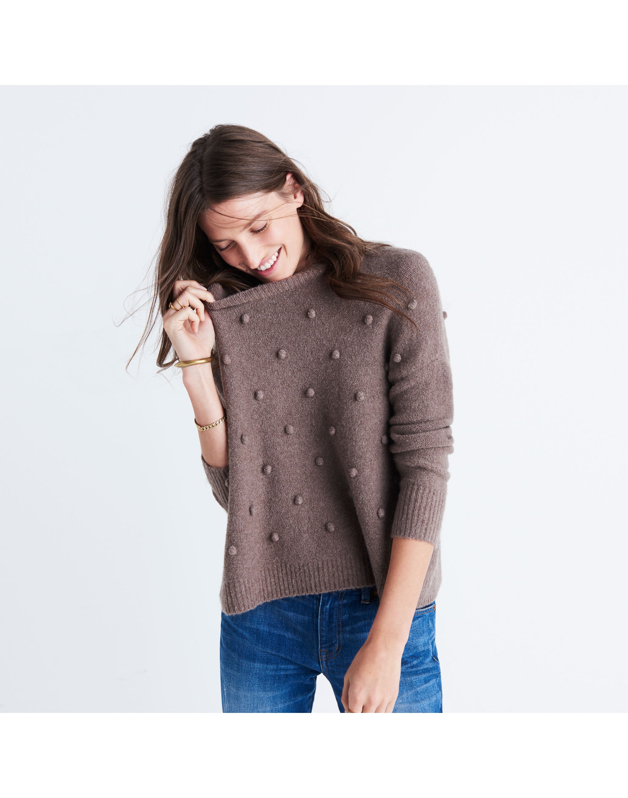 Bobble Pullover Sweater
