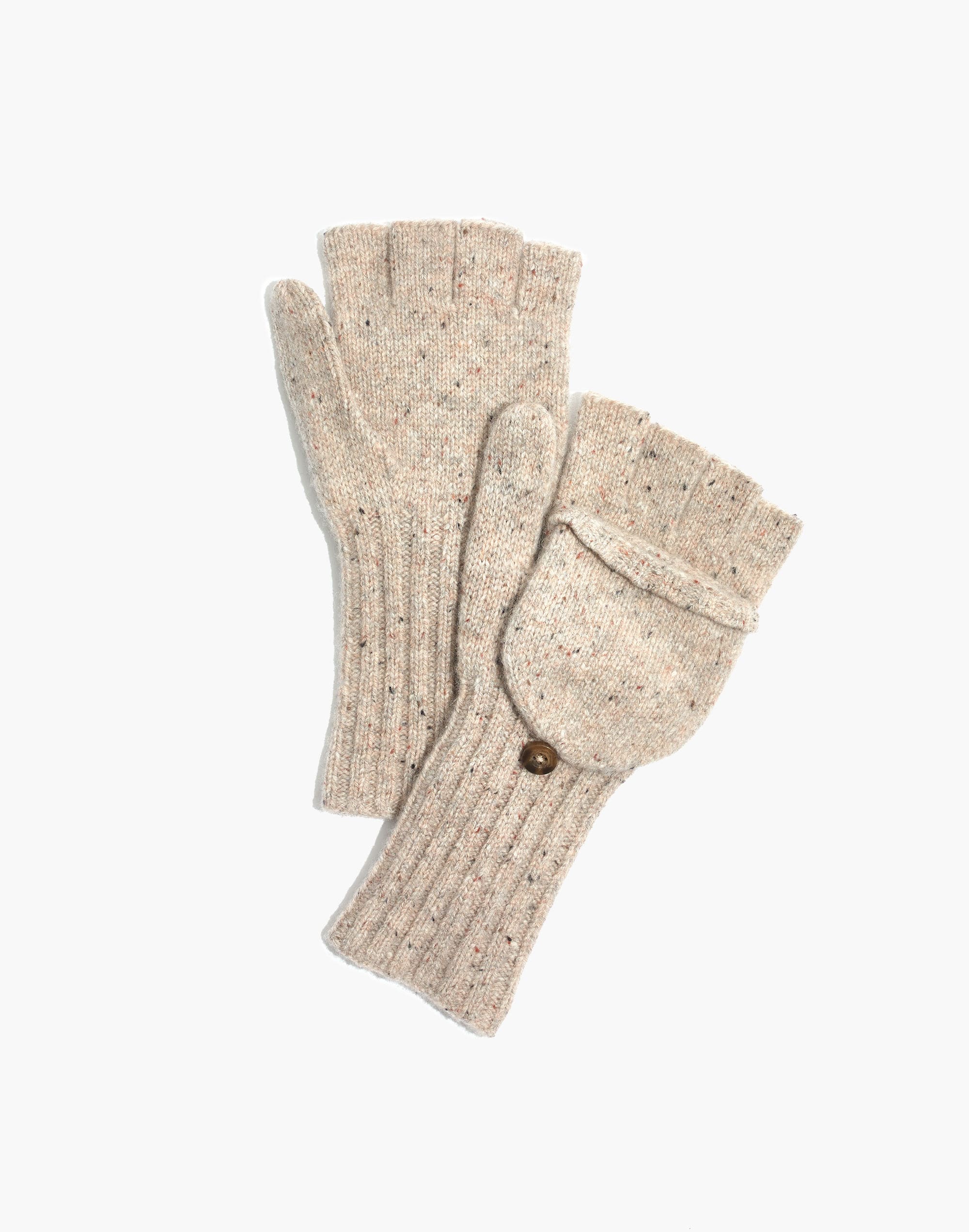 Convertible Ribbed Gloves
