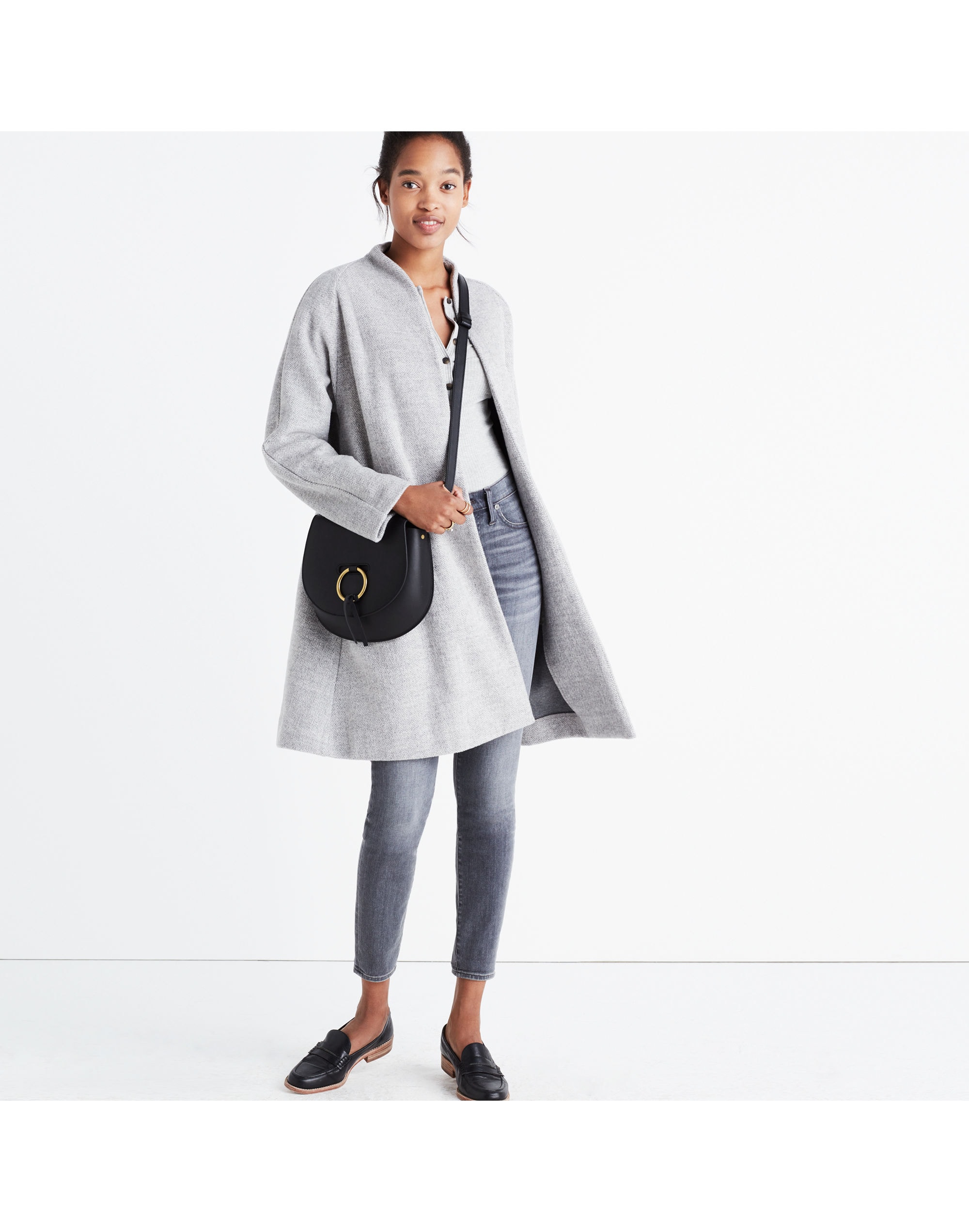stanza herringbone coat