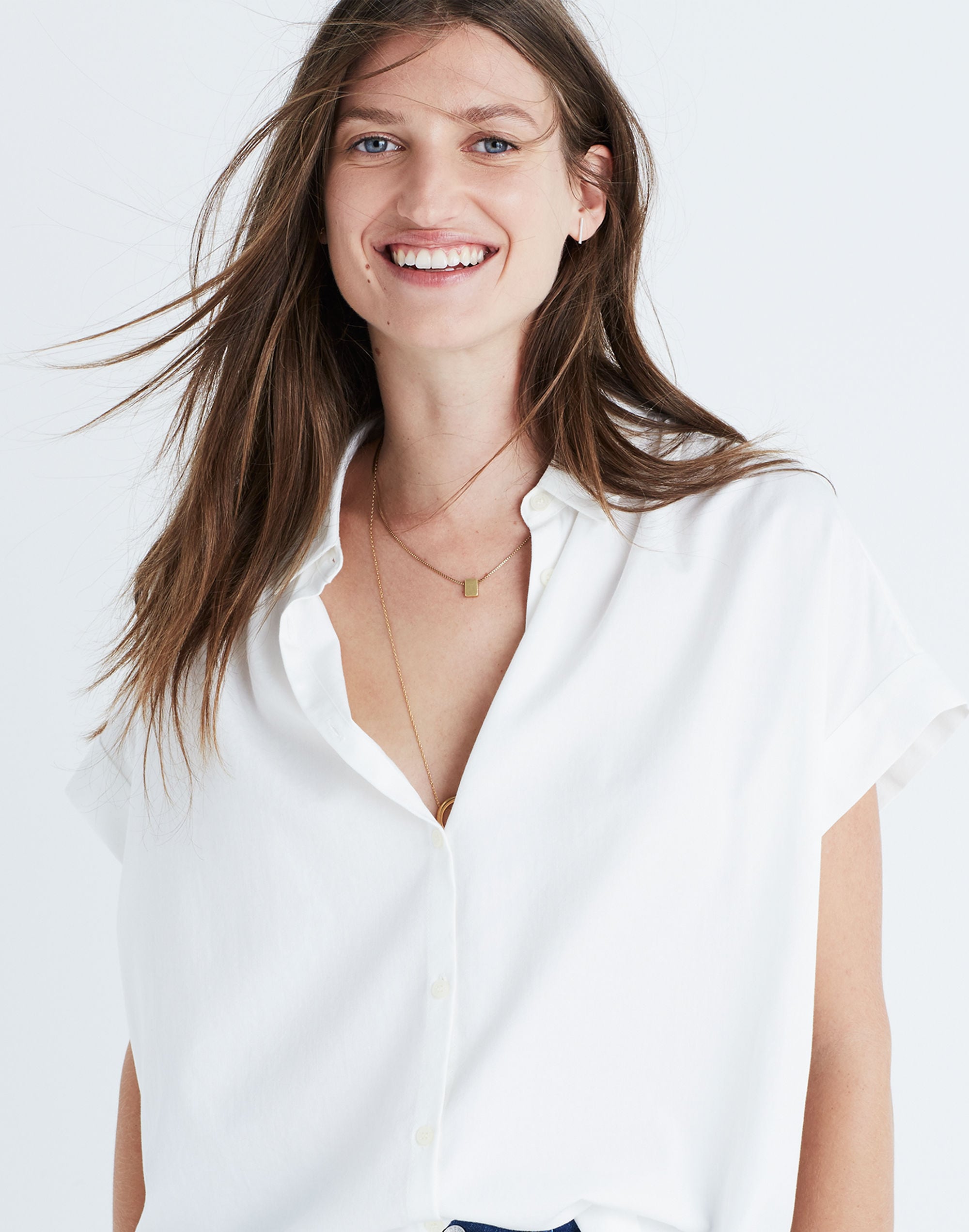 Central Shirt in Pure White