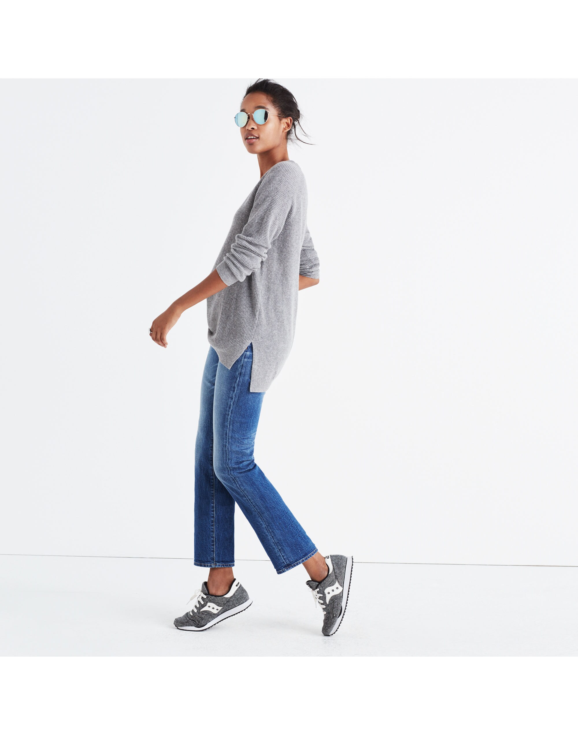 Wafflestitch Pullover Sweater