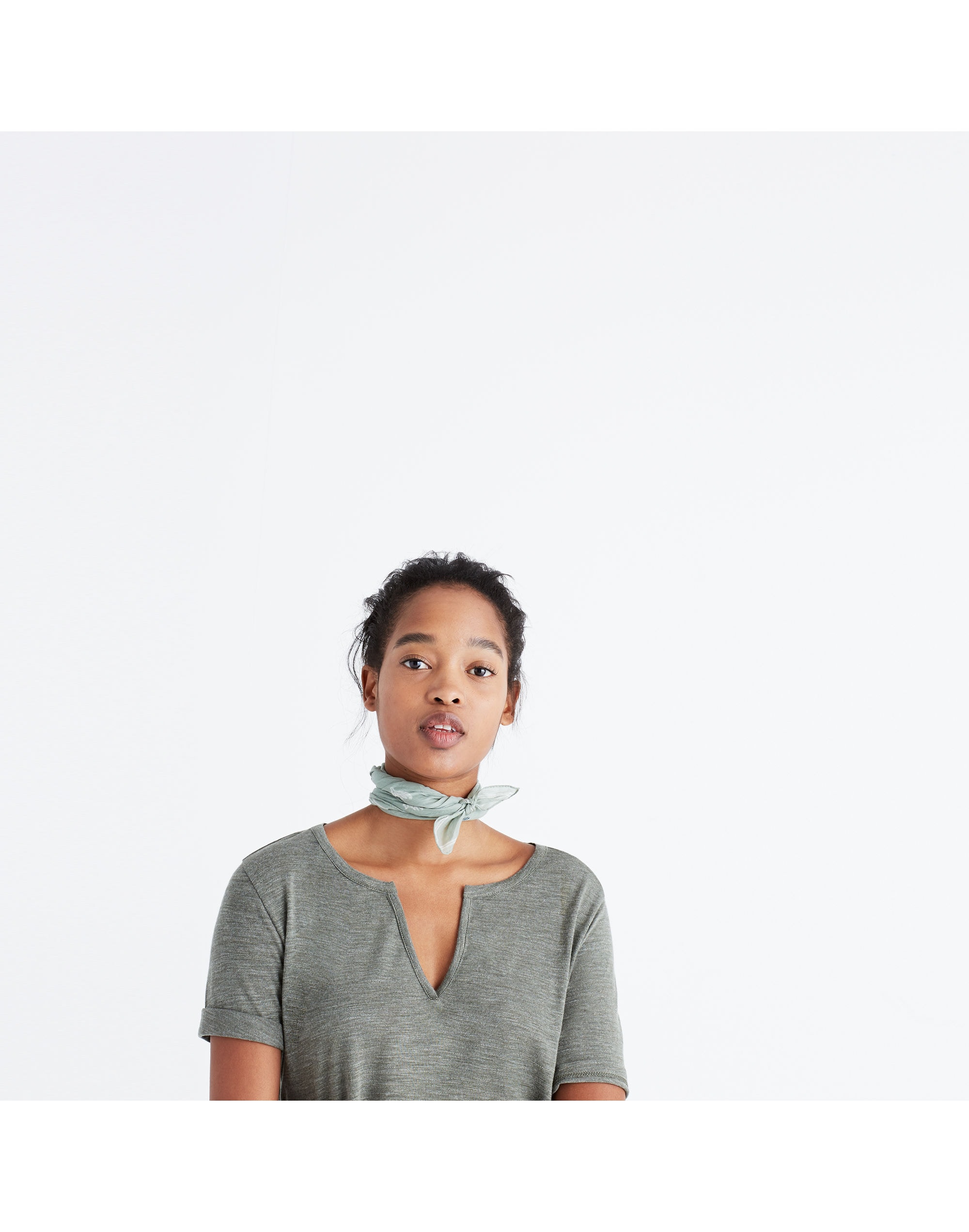 Anthem Split-Neck Tee