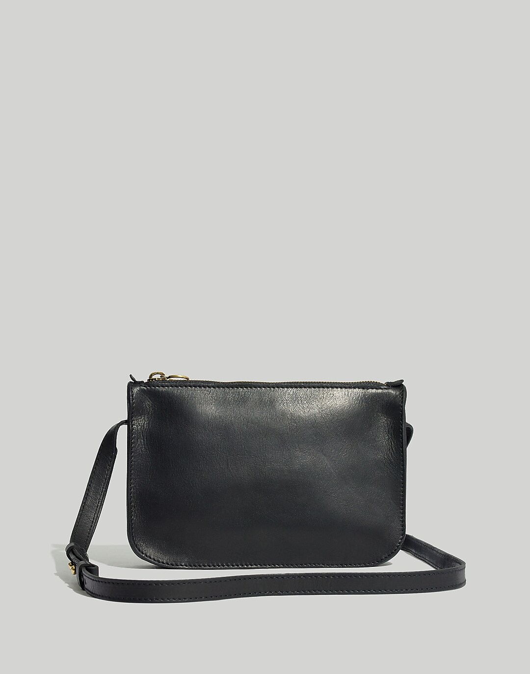 Basic Bag in Matt Black Leather 