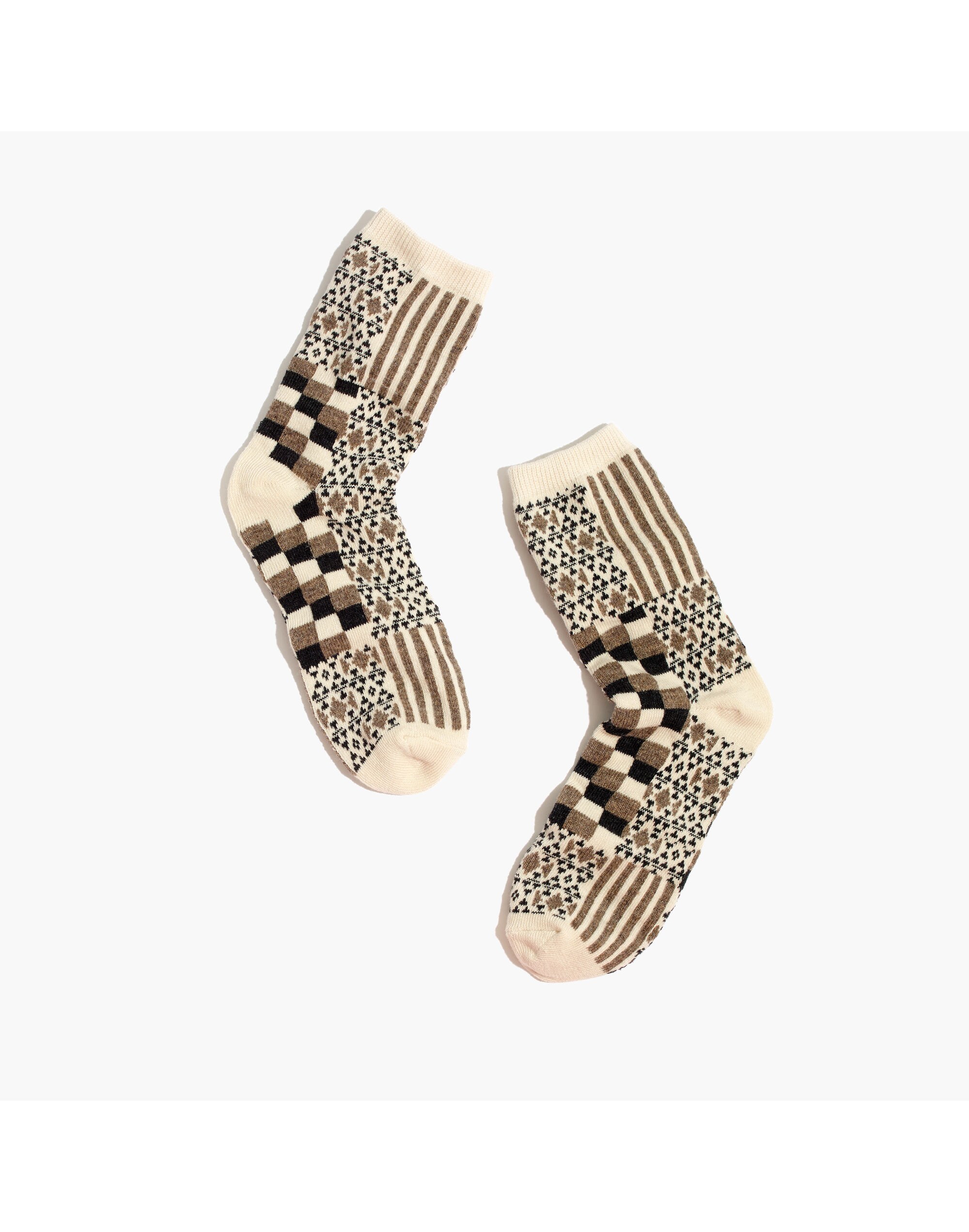 Patchwork Trouser Socks