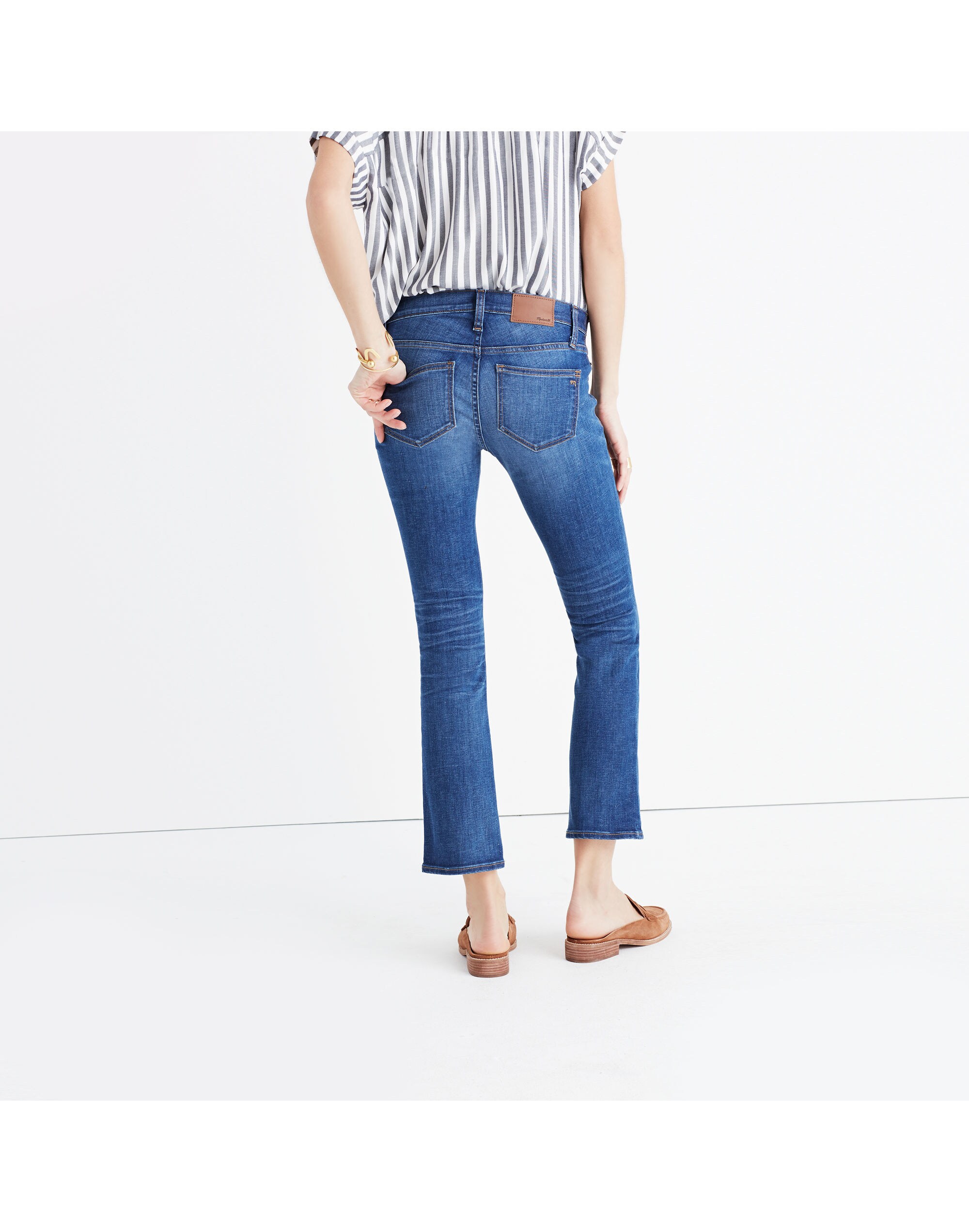 Maternity Demi-Boot Jeans in Robin Wash