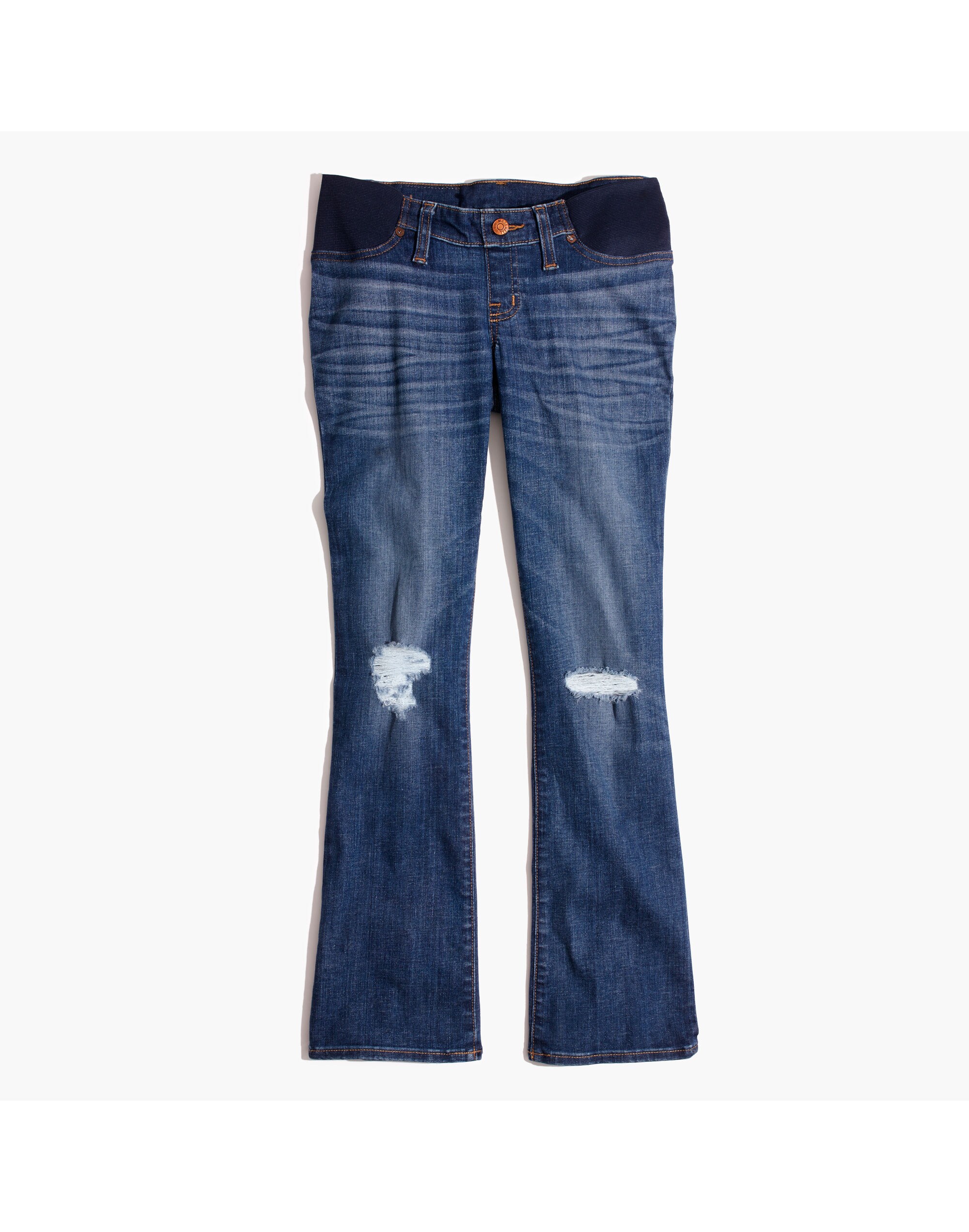 Maternity Demi-Boot Jeans in Robin Wash