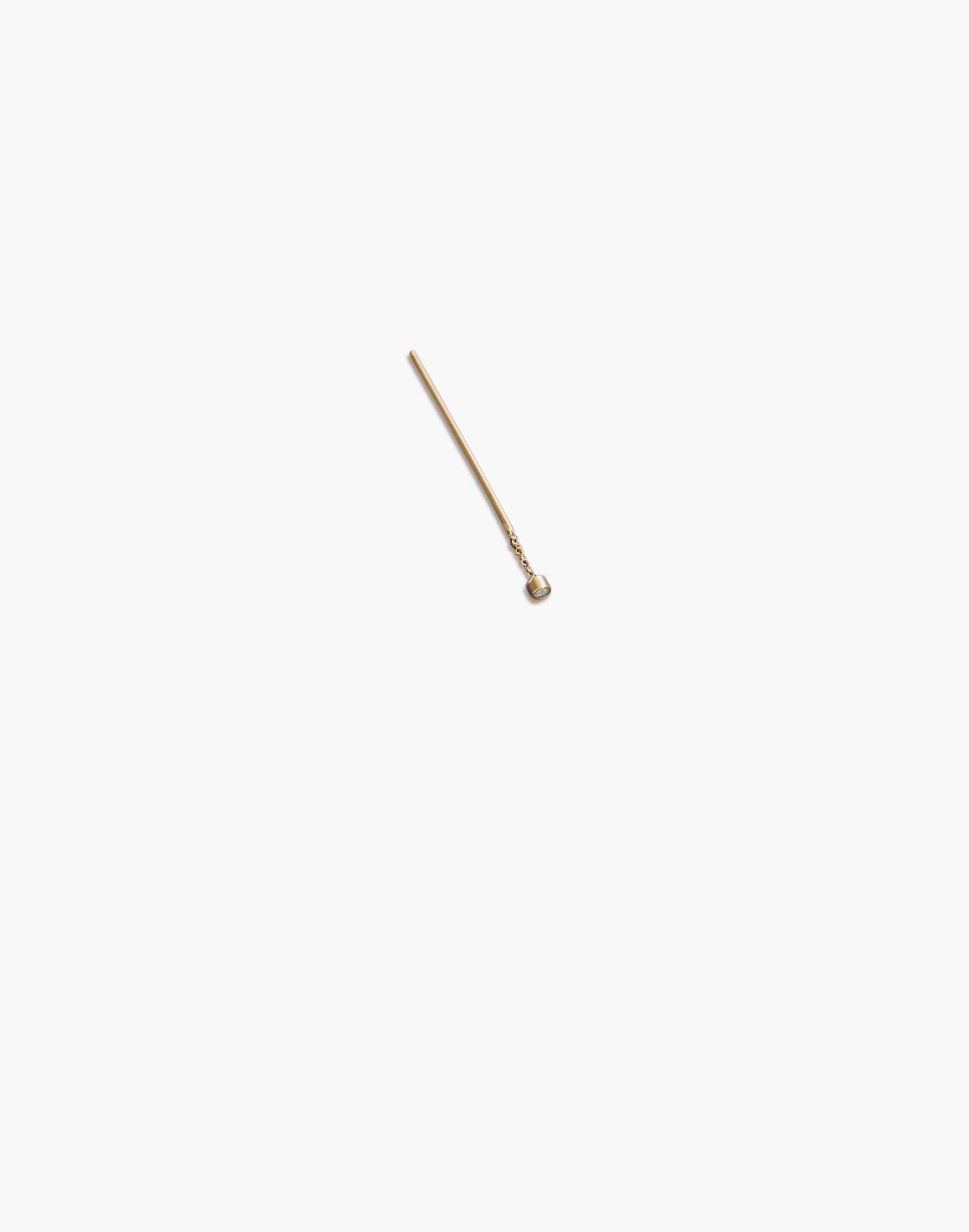 Madewell x Still House&trade; 14k Gold Lona Diamond Threader Earring