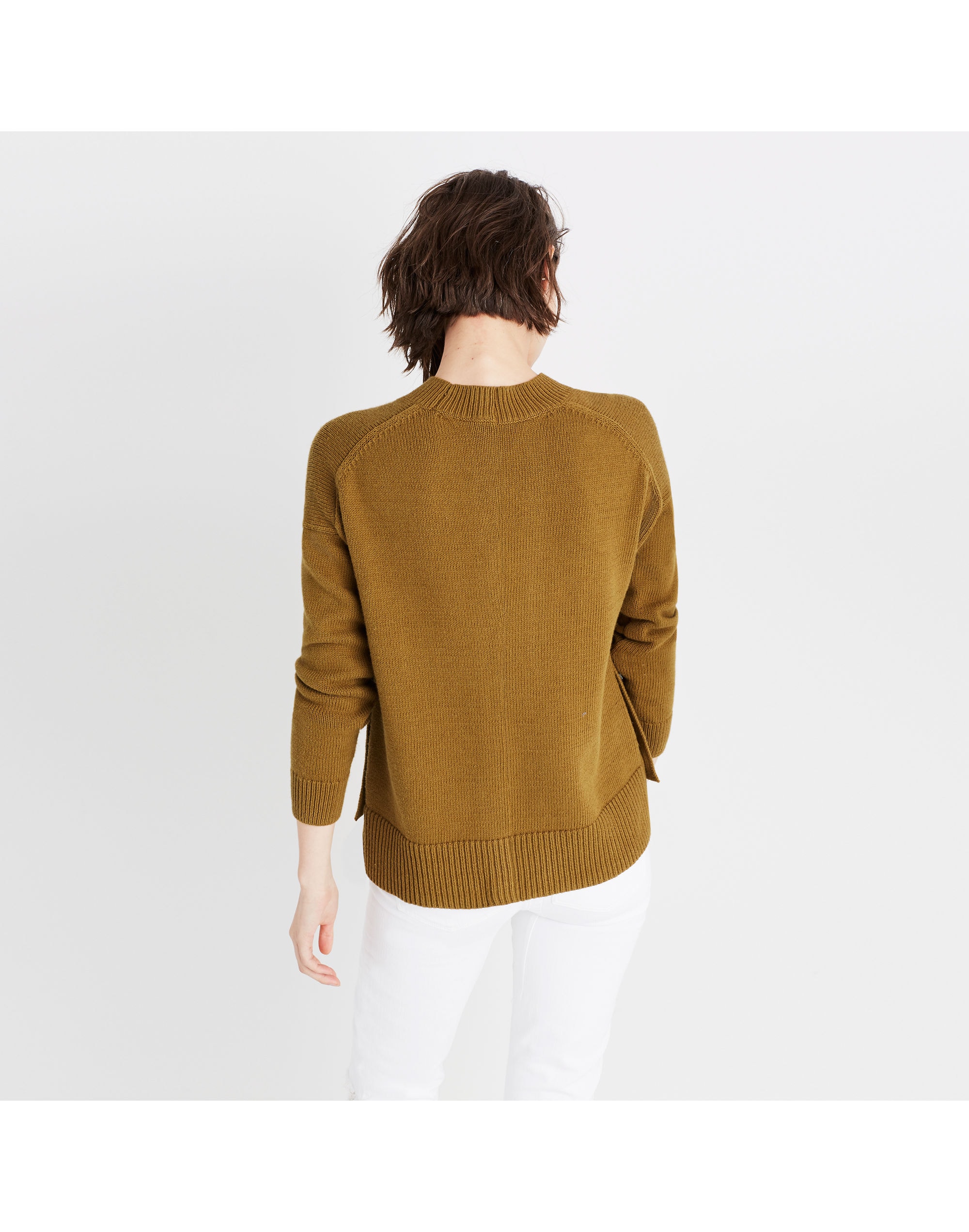 Brownstone Side-Button Sweater