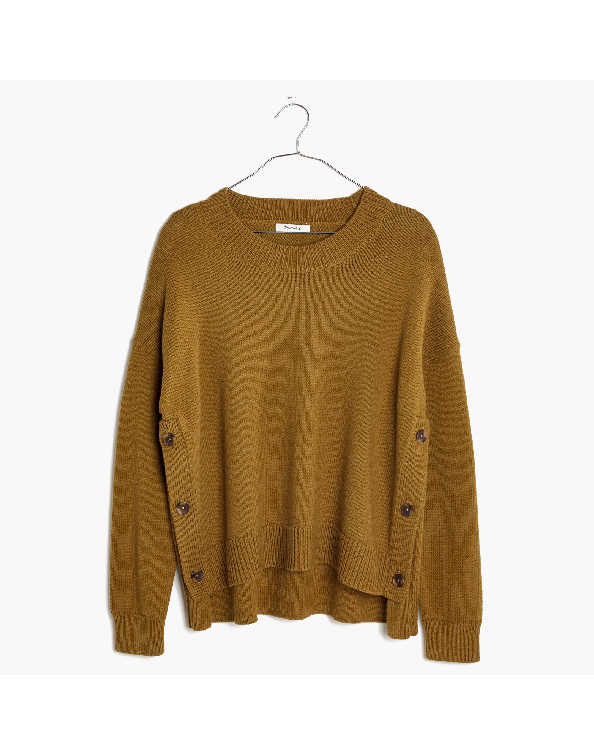 Brownstone Side-Button Sweater