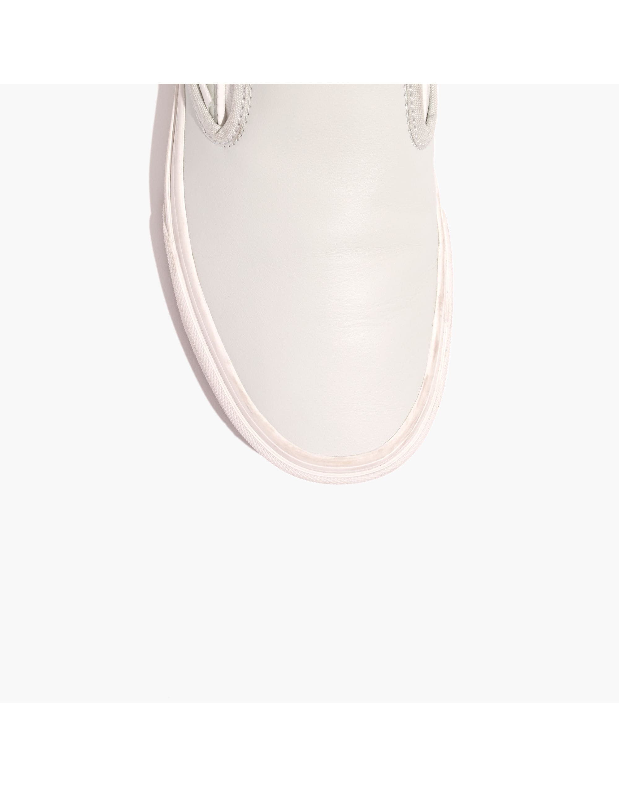 Vans&reg; Unisex Classic Slip-On Sneakers in Mint Leather