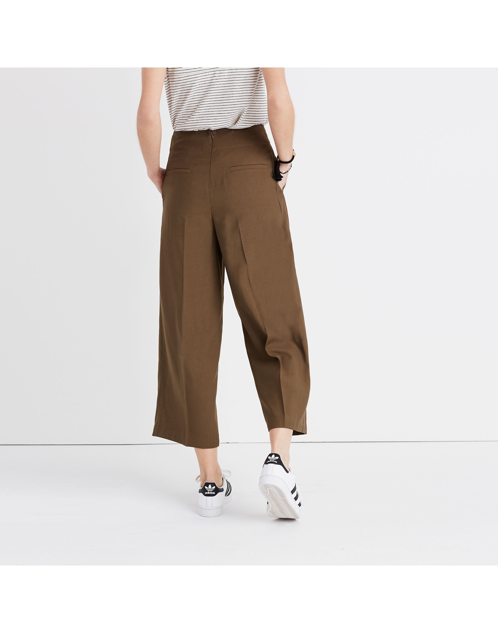 Mitford Tie-Front Wide-Leg Pants
