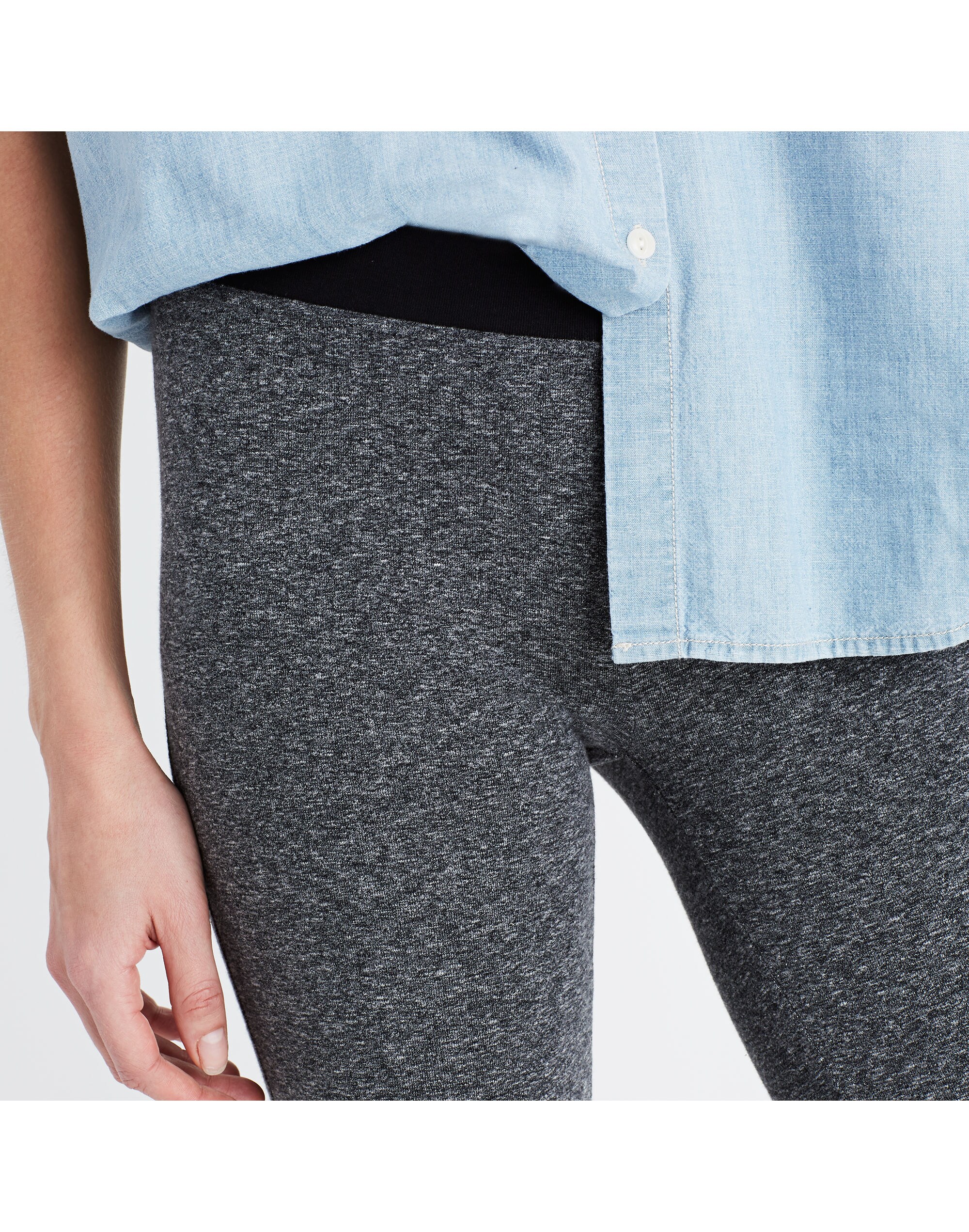 Knit Leggings in Colorblock