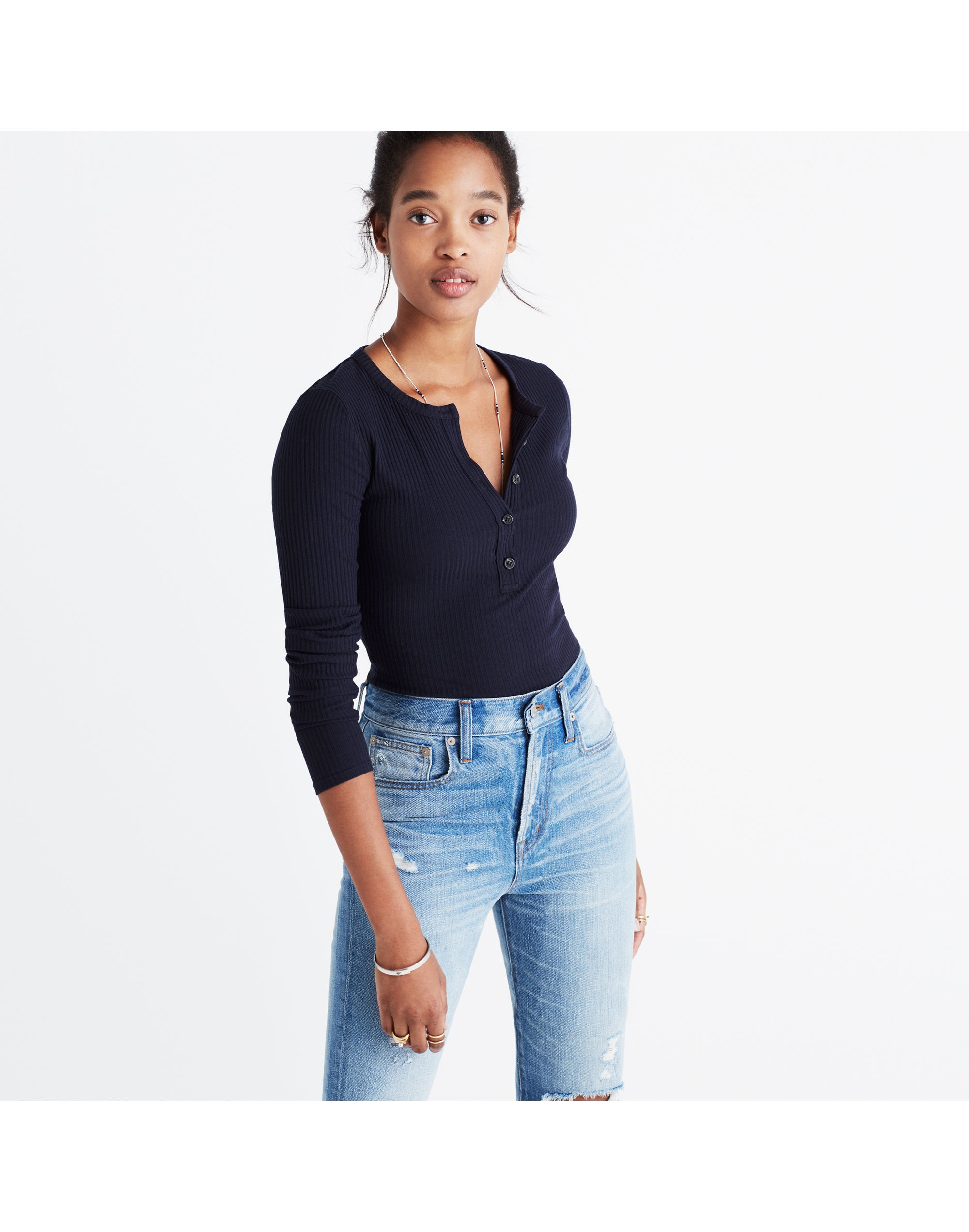 demo henley bodysuit