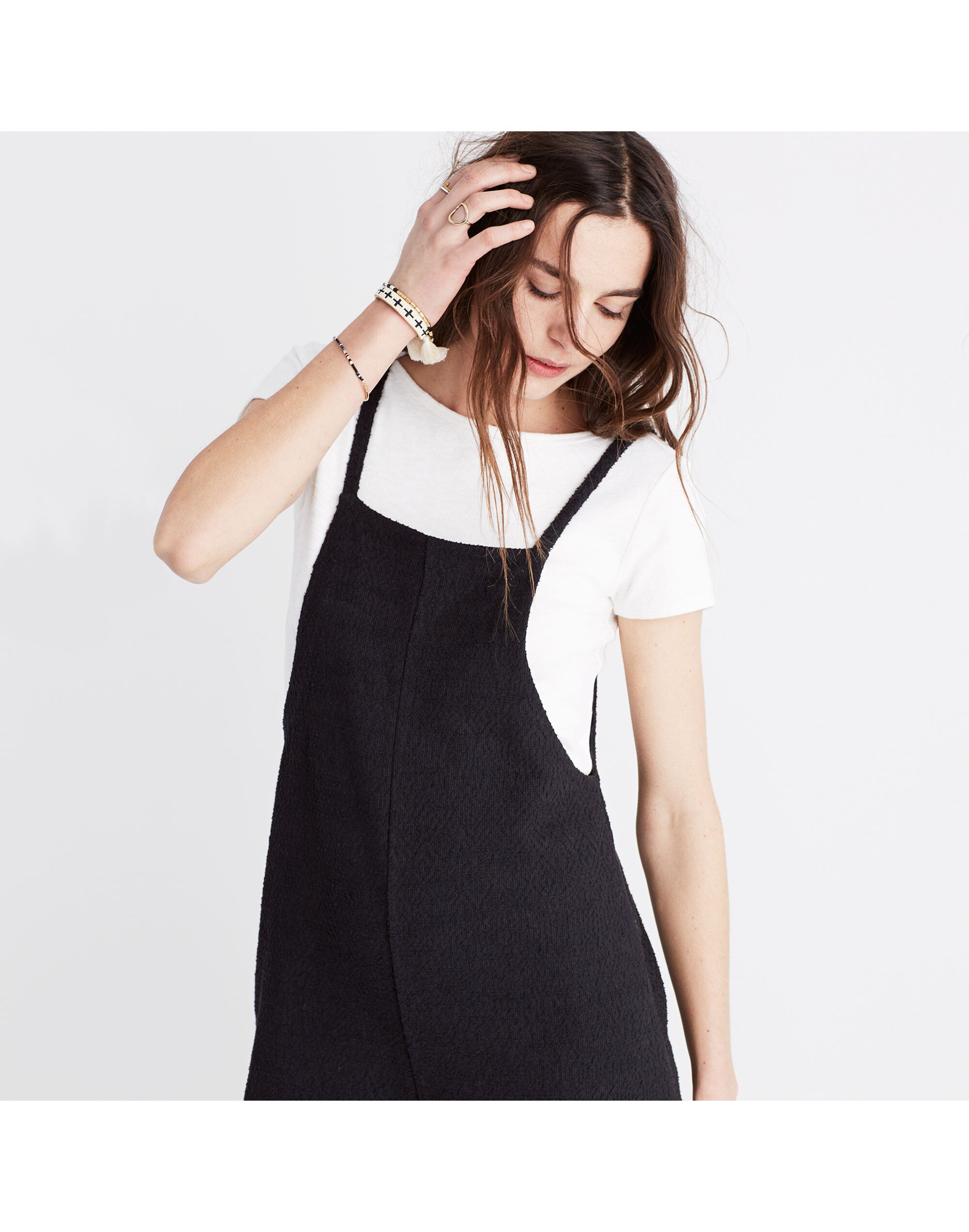 Knit Wide-Leg Overalls