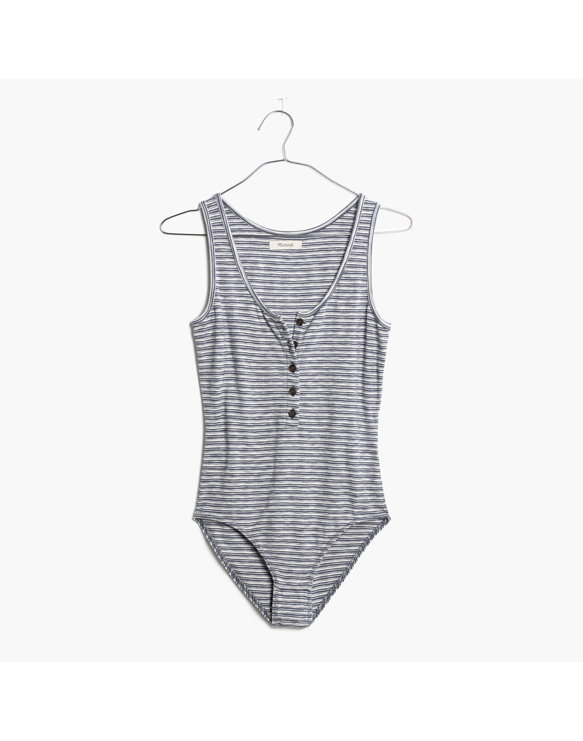 Indie Henley Bodysuit in Stripe