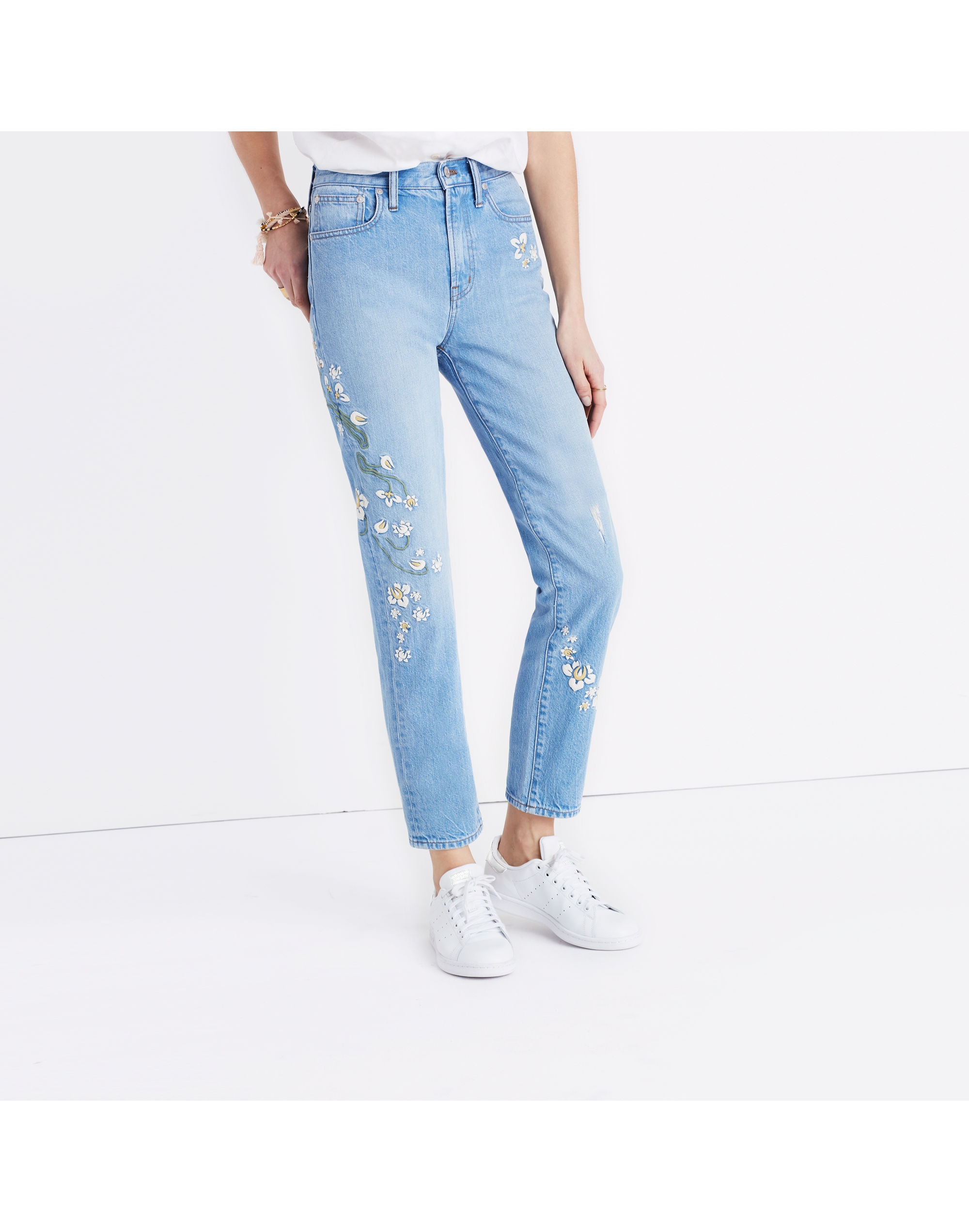 the perfect summer jean: embroidered edition