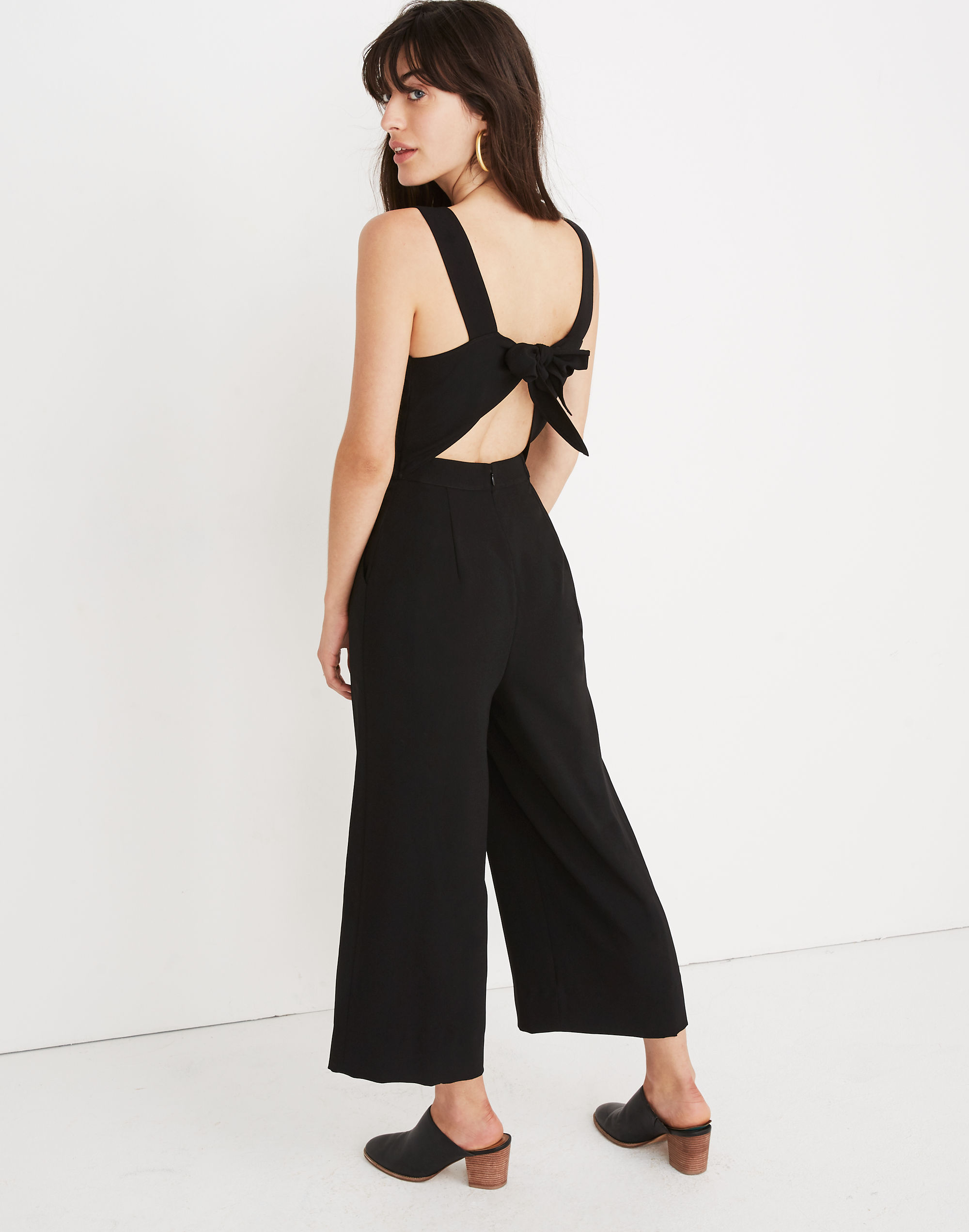 Apron Bow-Back Jumpsuit