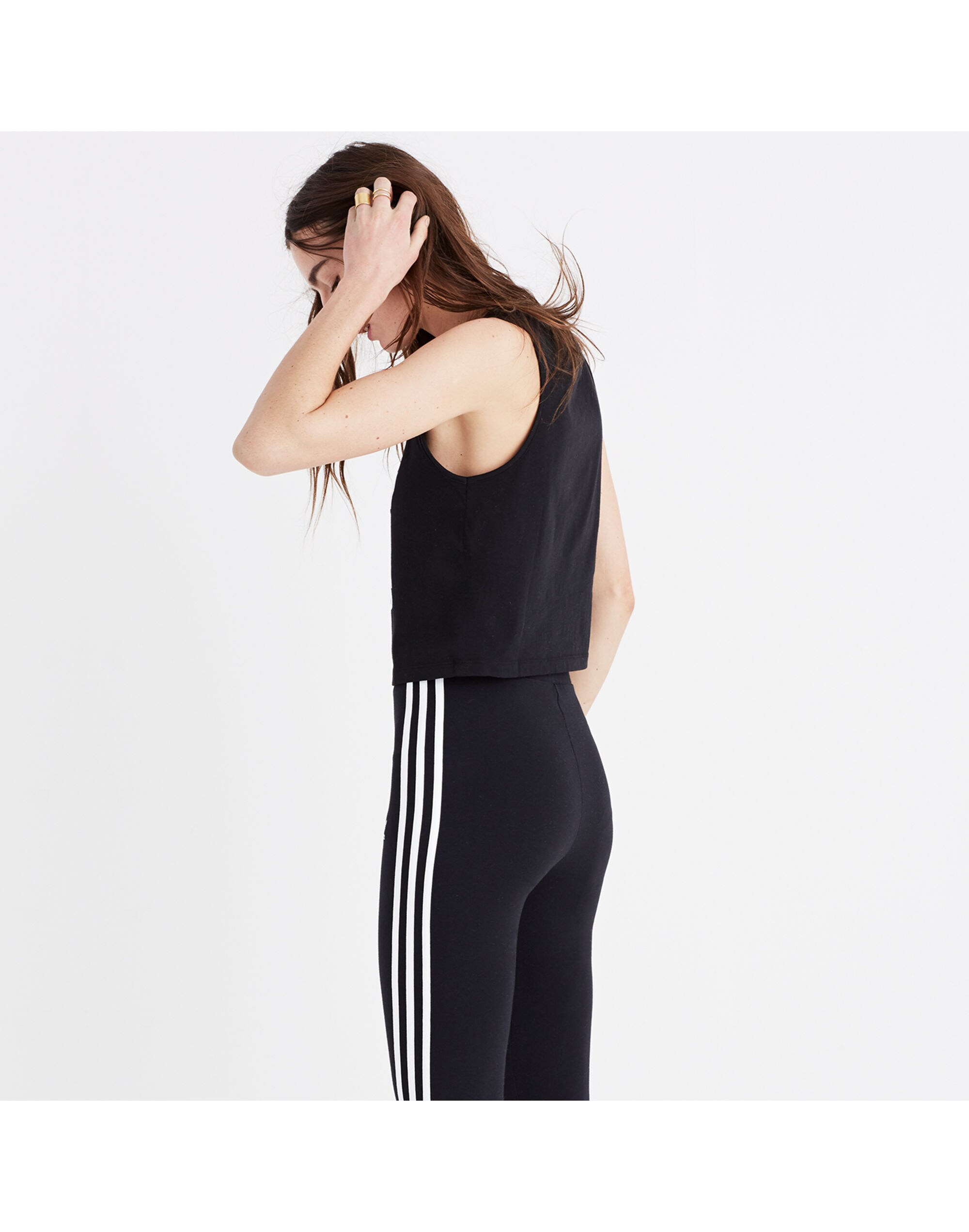 Adidas&reg; Originals Trefoil Loose Crop Tank
