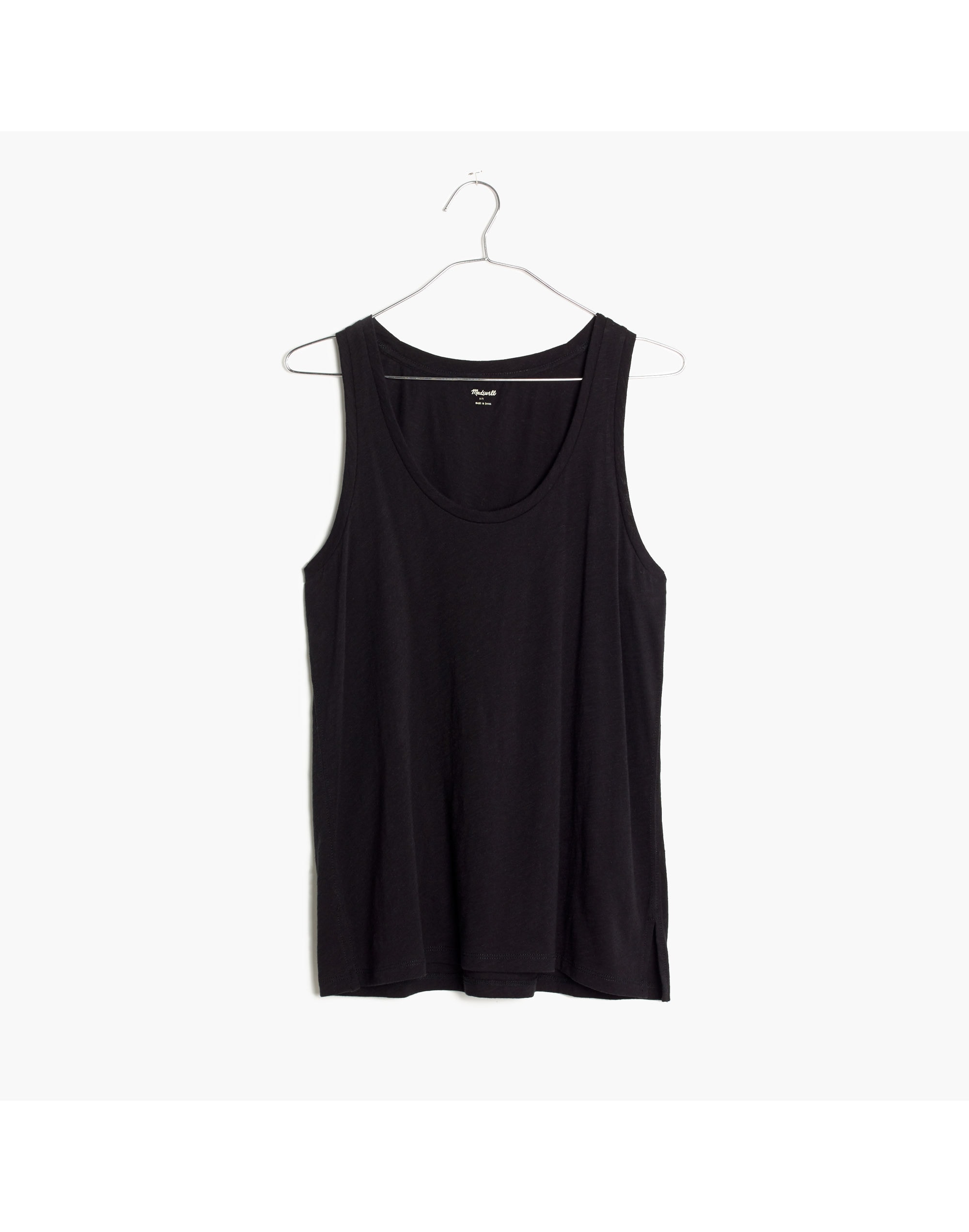 whisper cotton scoop tank top