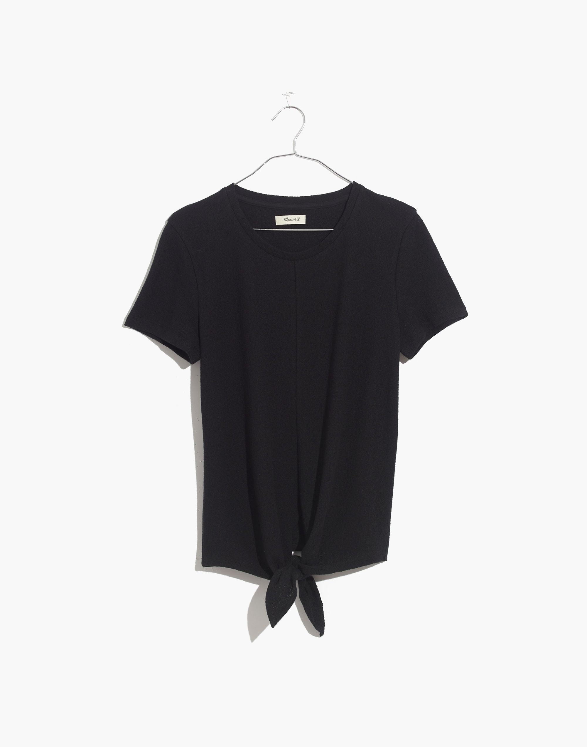 Texture &amp; Thread Modern Tie-Front Top