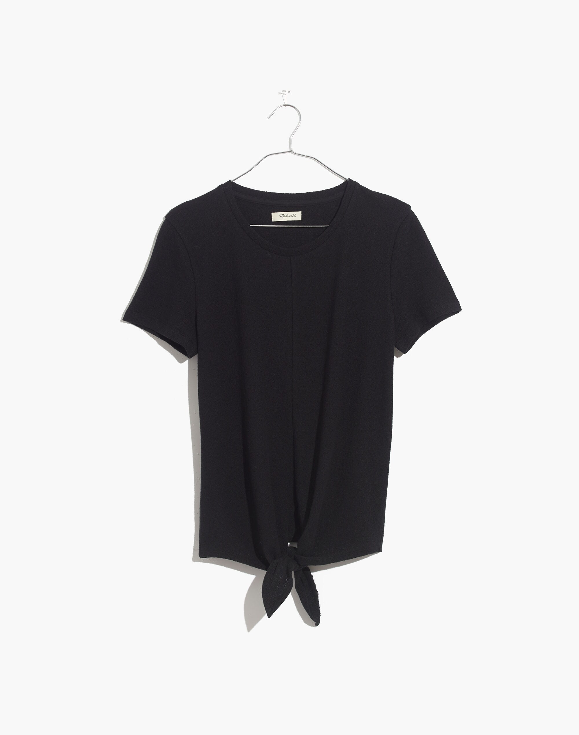 Texture &amp; Thread Modern Tie-Front Top