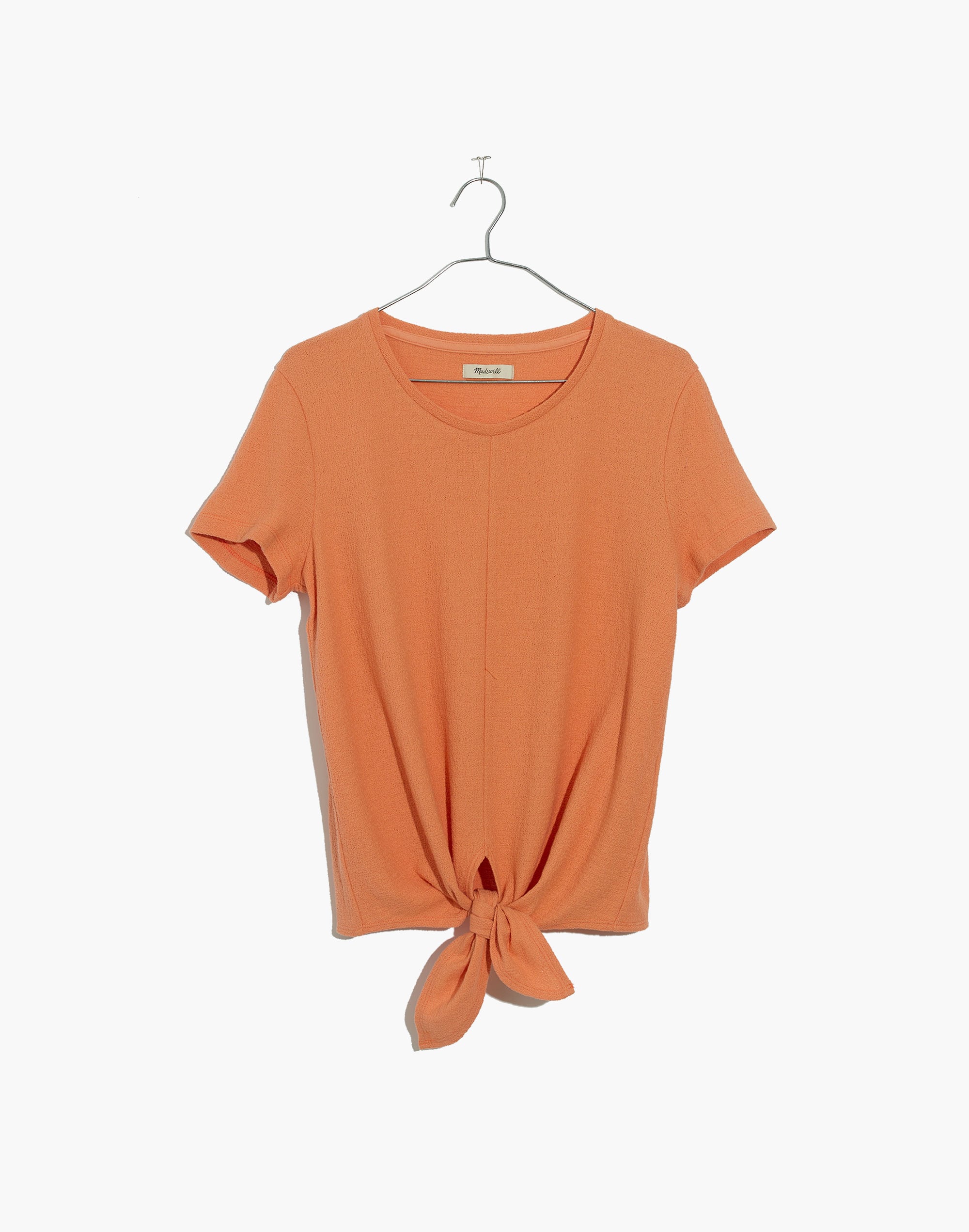 Texture &amp; Thread Modern Tie-Front Top