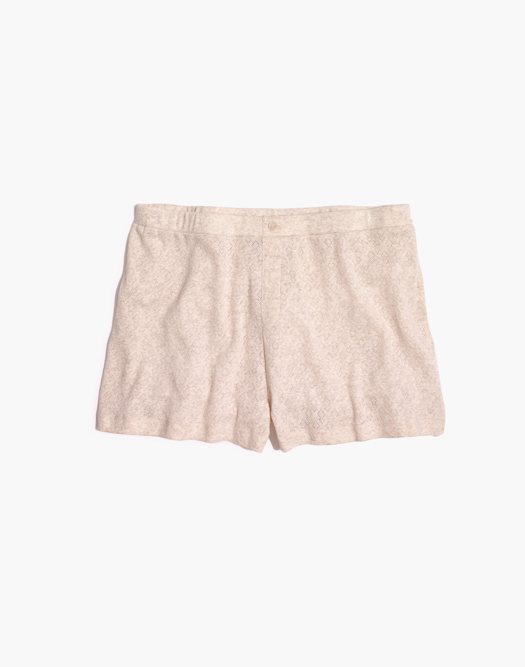 Pointelle Pajama Shorts