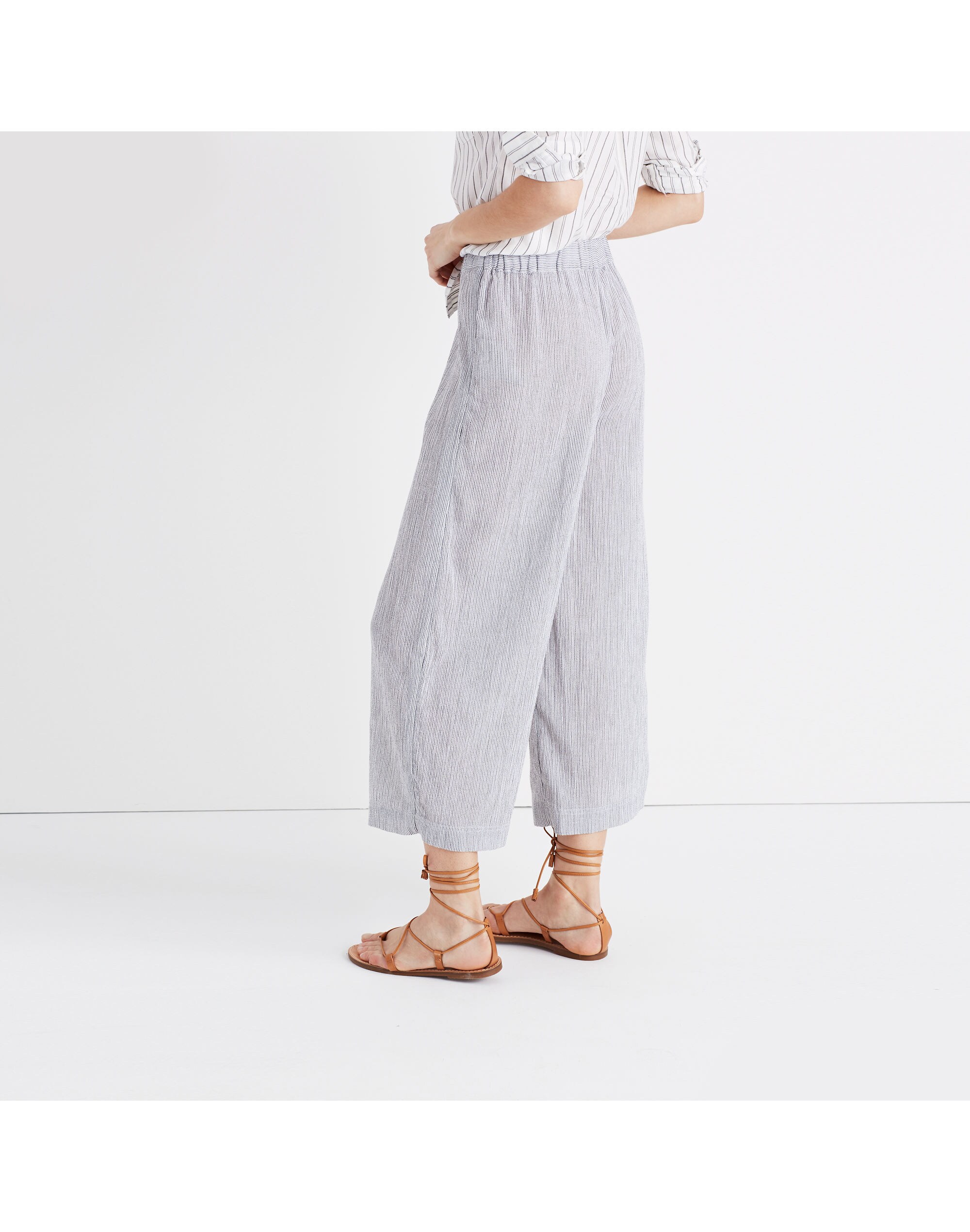 Striped Cover-Up Culottes