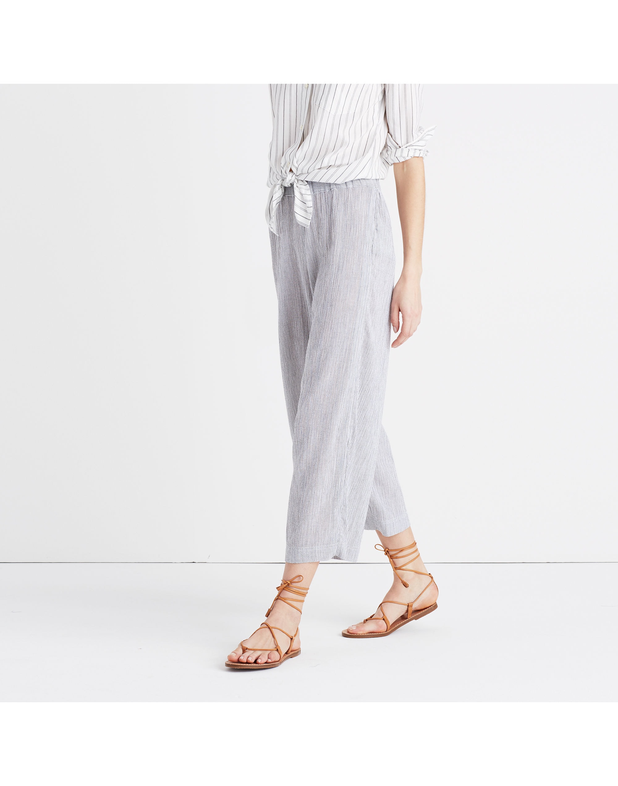 Striped Cover-Up Culottes