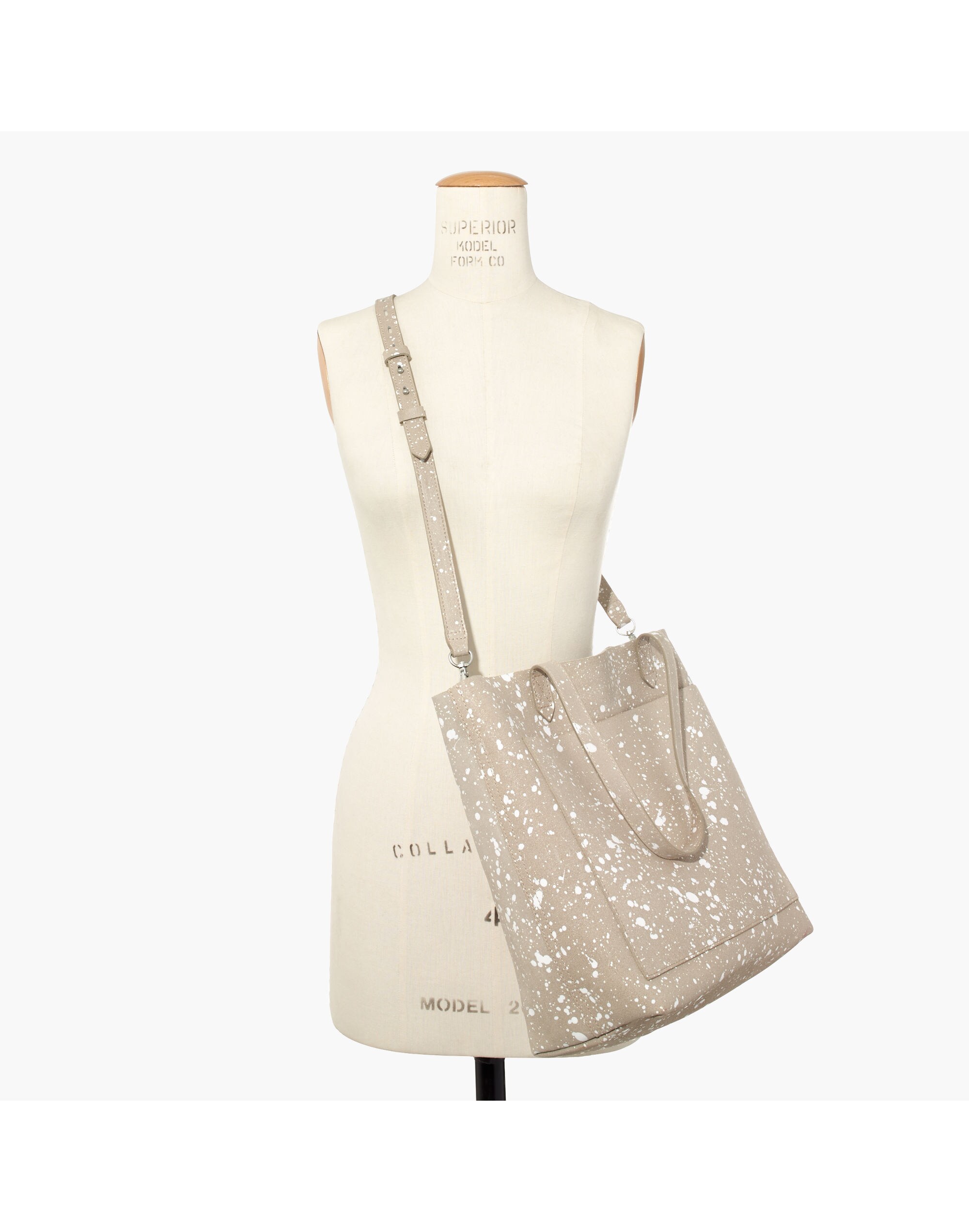 The Medium Transport Tote: Splatter Paint Edition