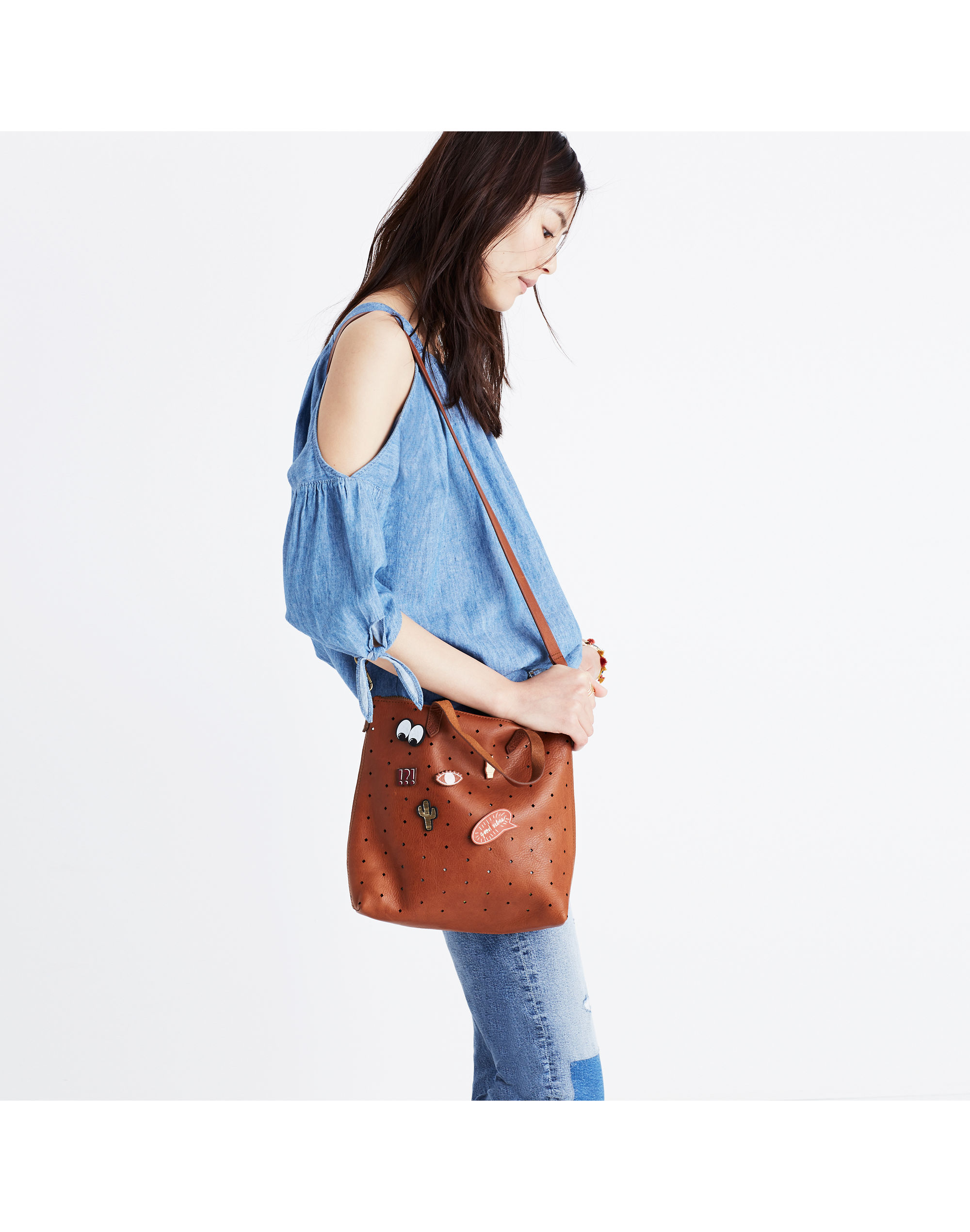 The Transport Crossbody Bag: Geo Holepunch Edition