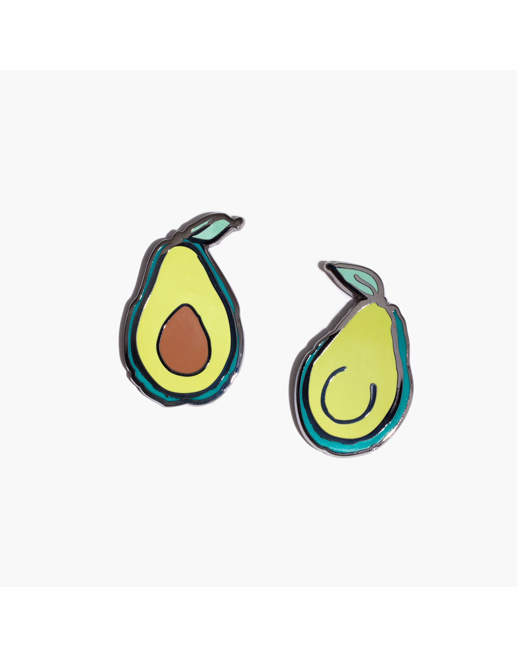 Madewell x Pintrill&reg; Avocado Friendship Pin Set