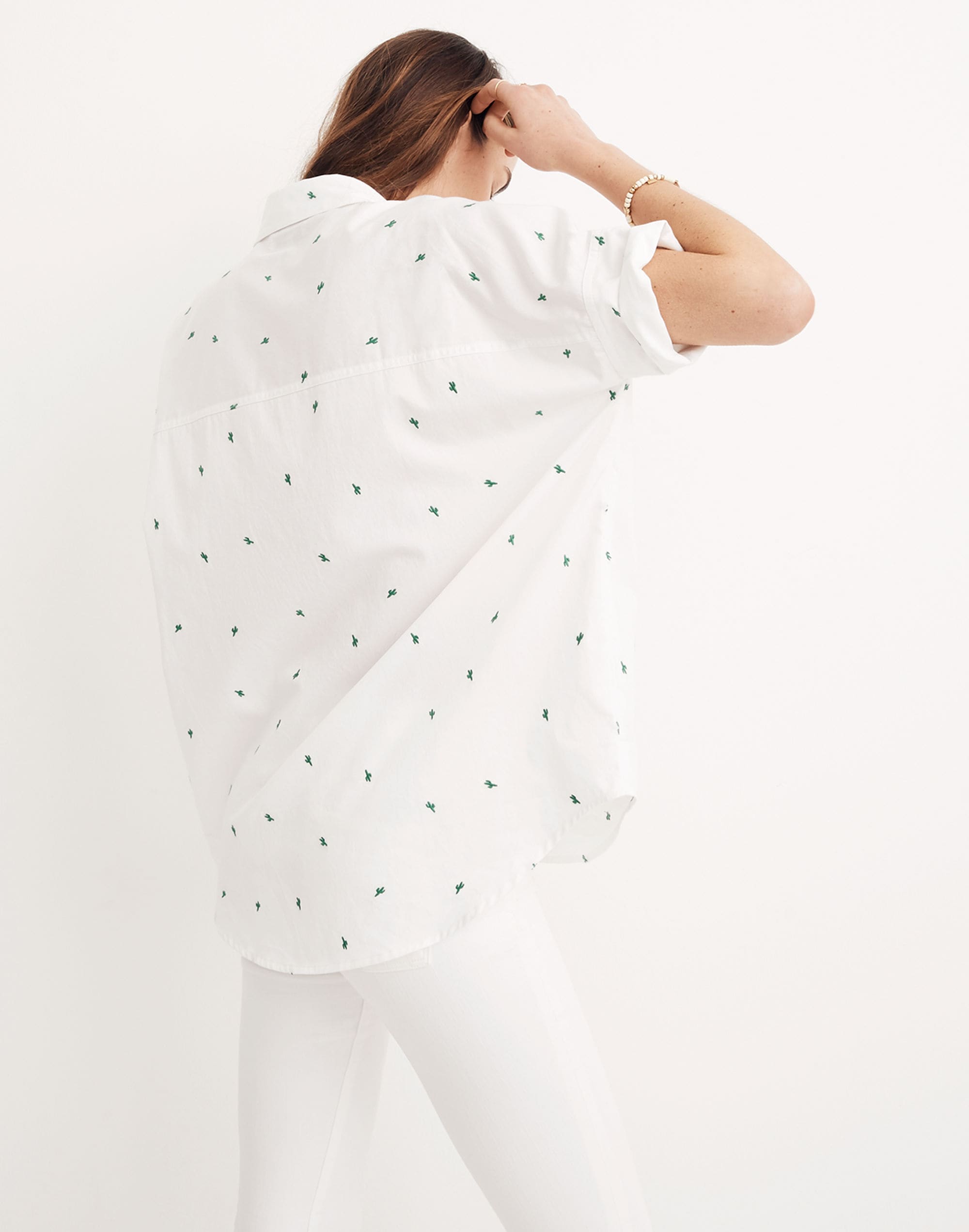 Embroidered Cactus Courier Shirt