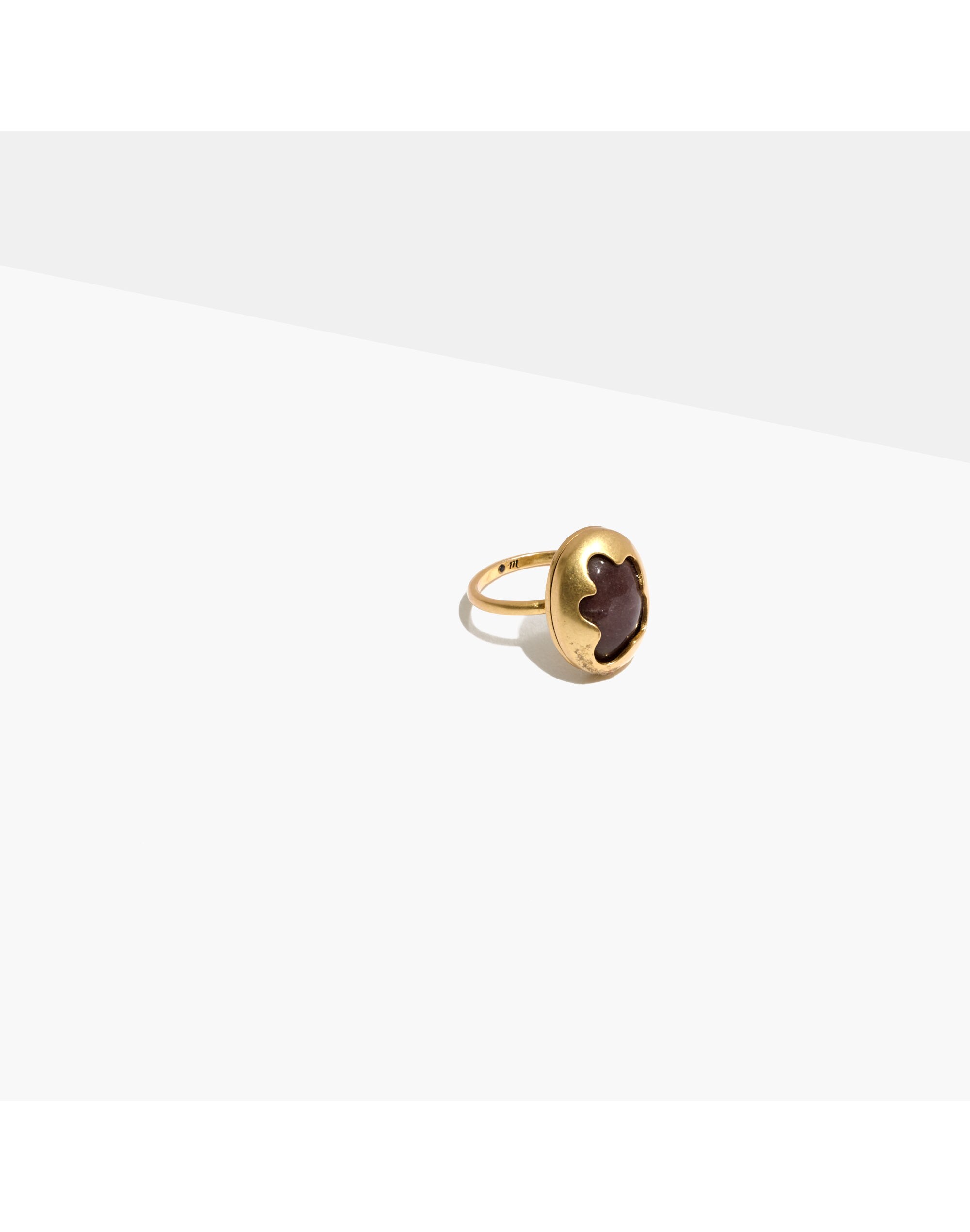 Agate Wave Statement Ring