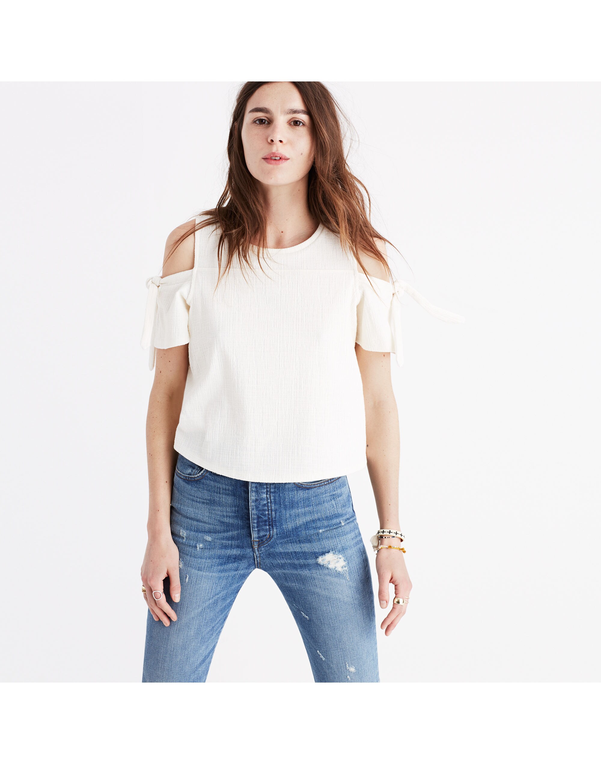 Skylark Cold-Shoulder Top