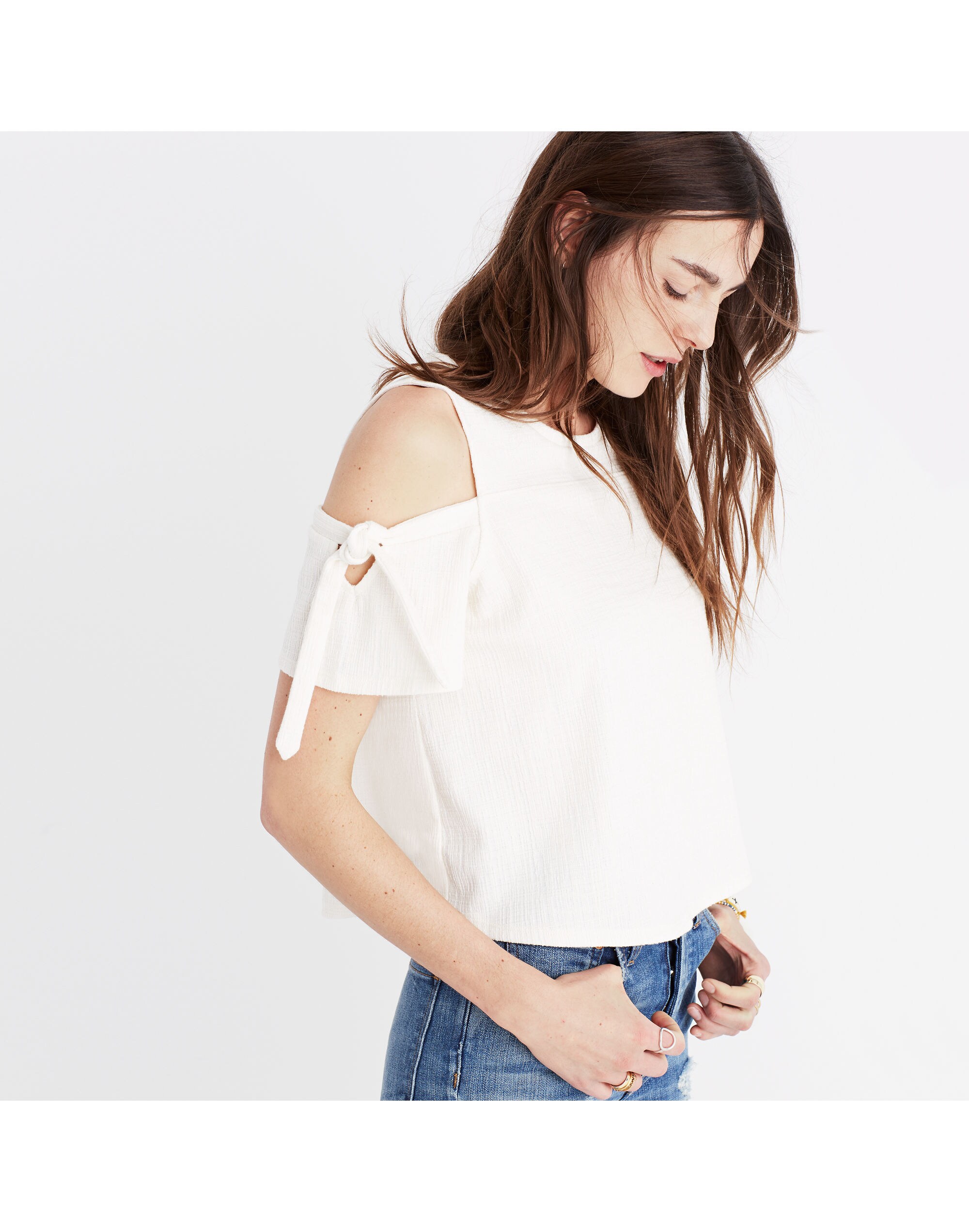 Skylark Cold-Shoulder Top
