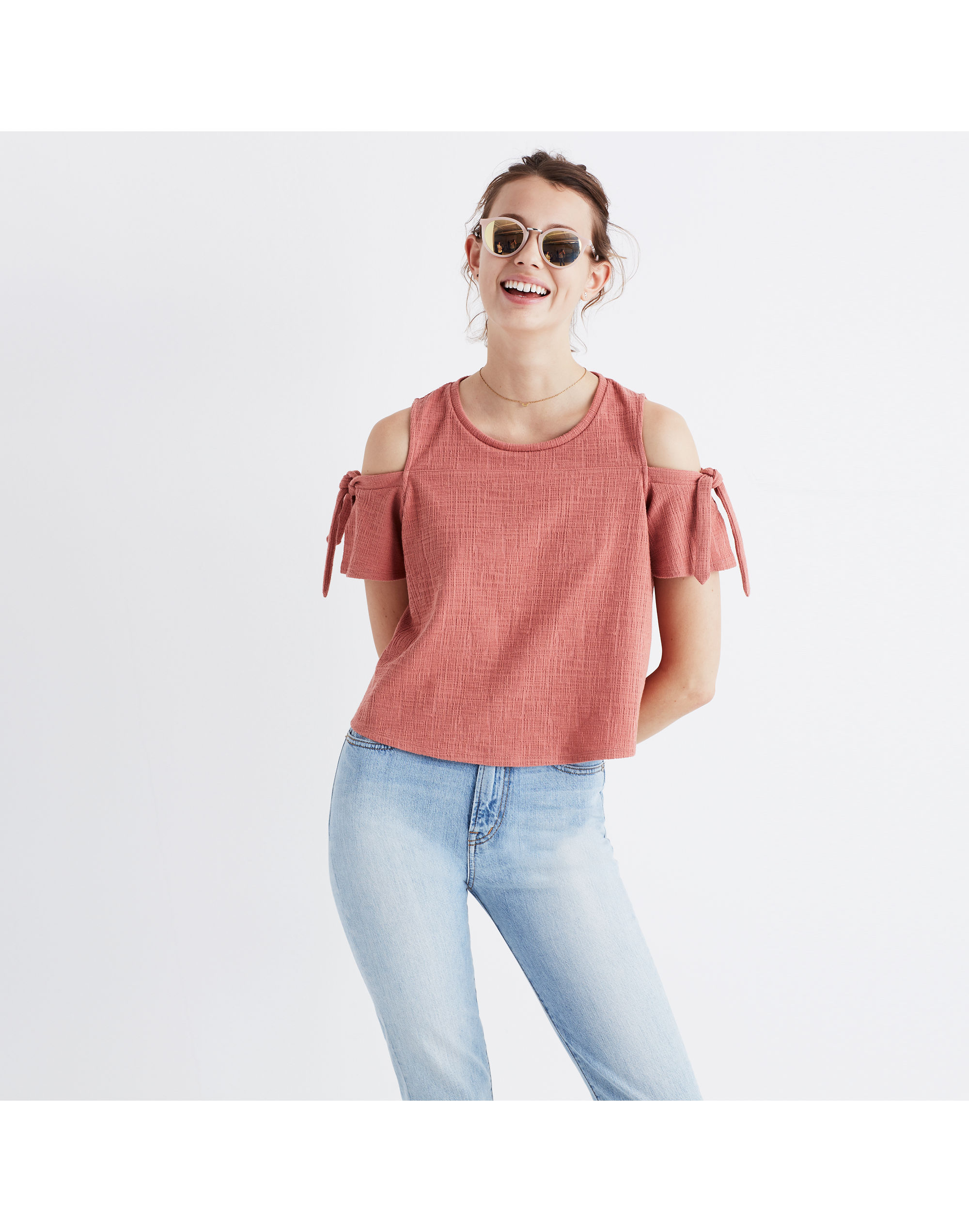 Skylark Cold-Shoulder Top