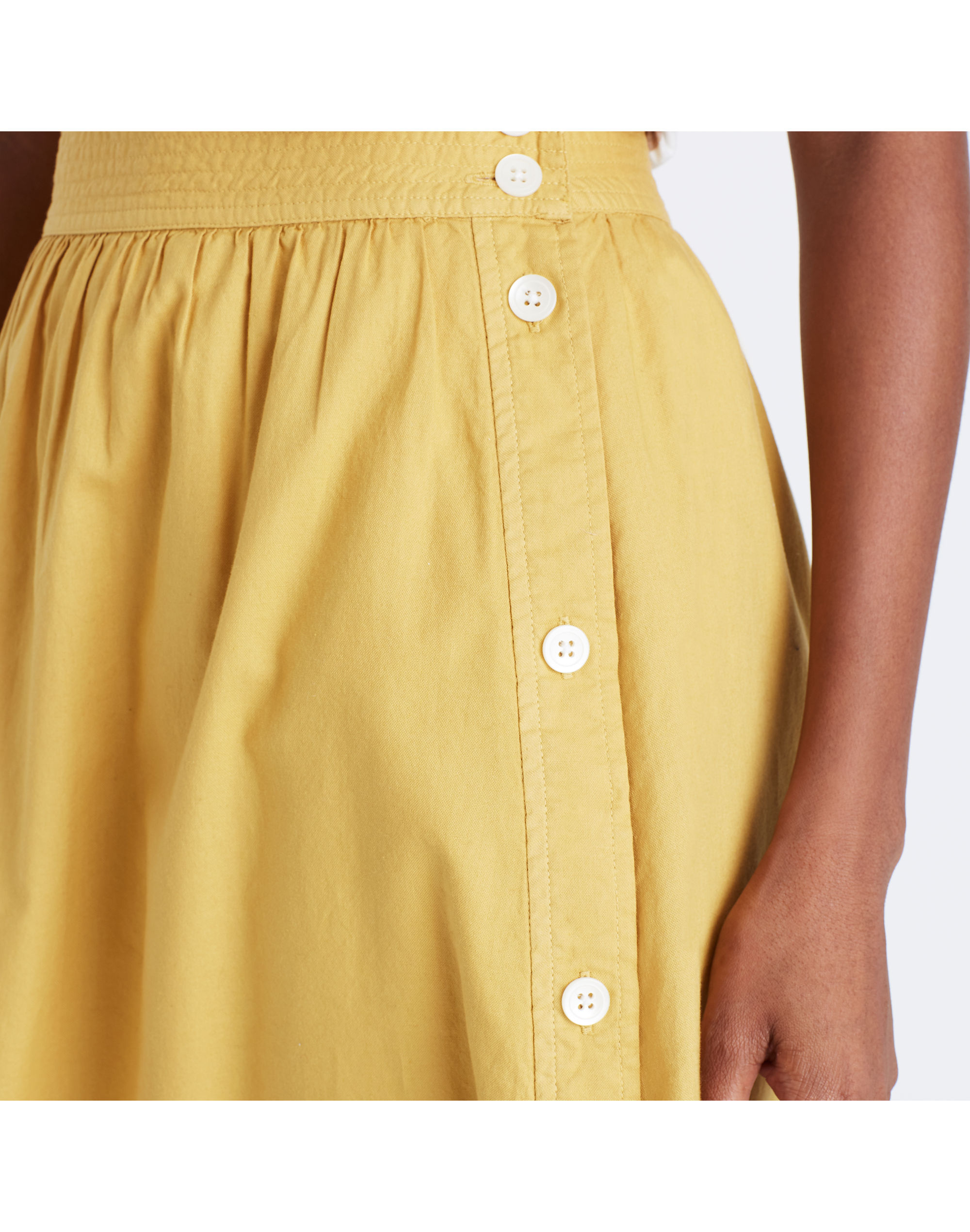 Side-Button Skirt