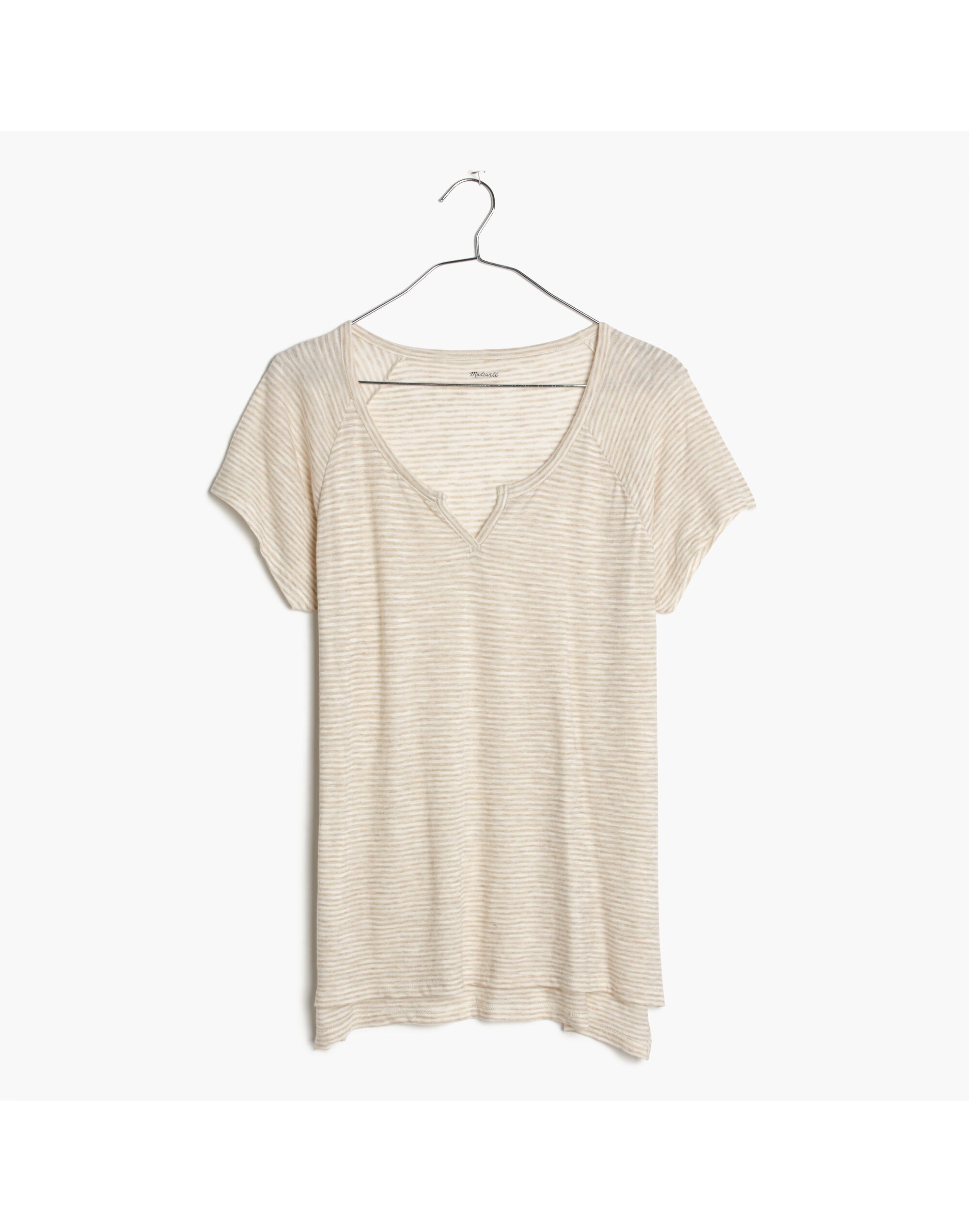 Choral Split-Neck Tee in Highsmith Stripe