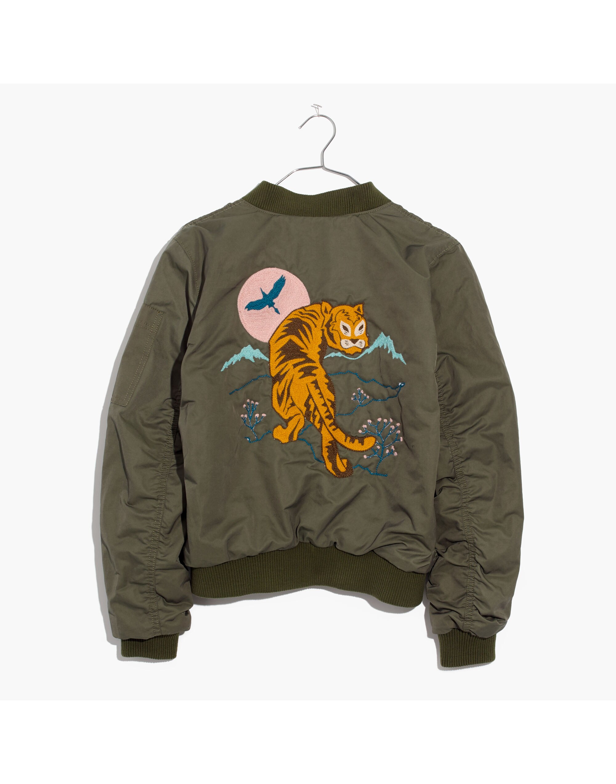 Madewell x Ft. Lonesome&trade; Embroidered Bomber Jacket