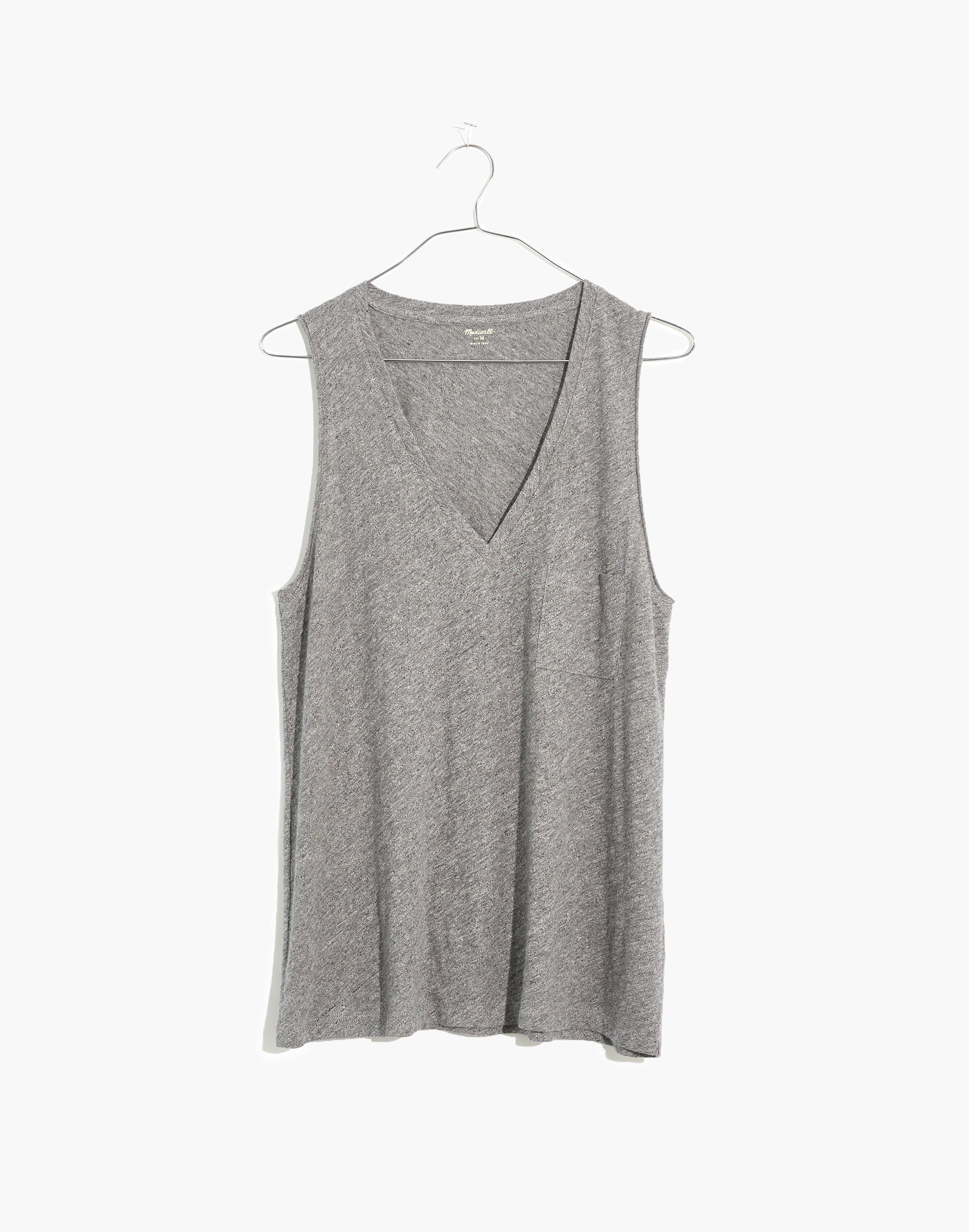 Whisper Cotton V-Neck Pocket Tank