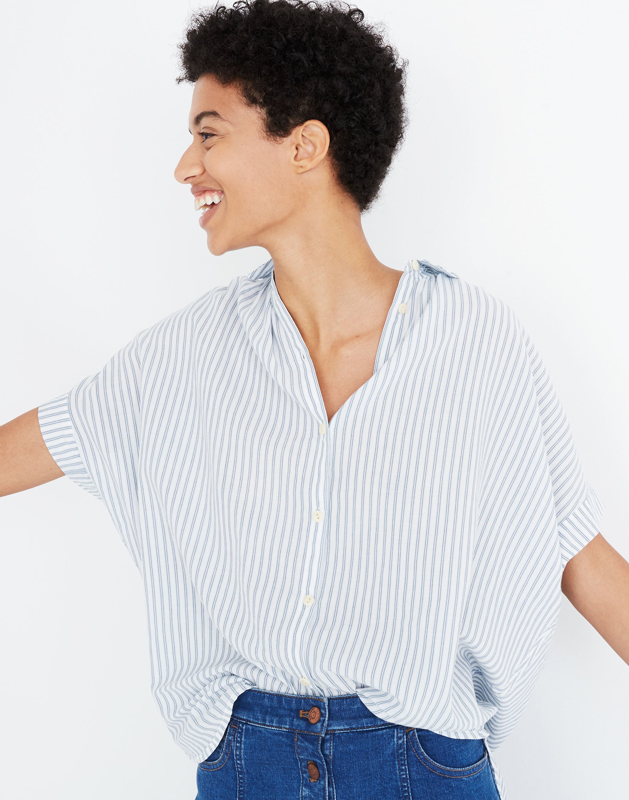 Central Shirt in Erinn Stripe